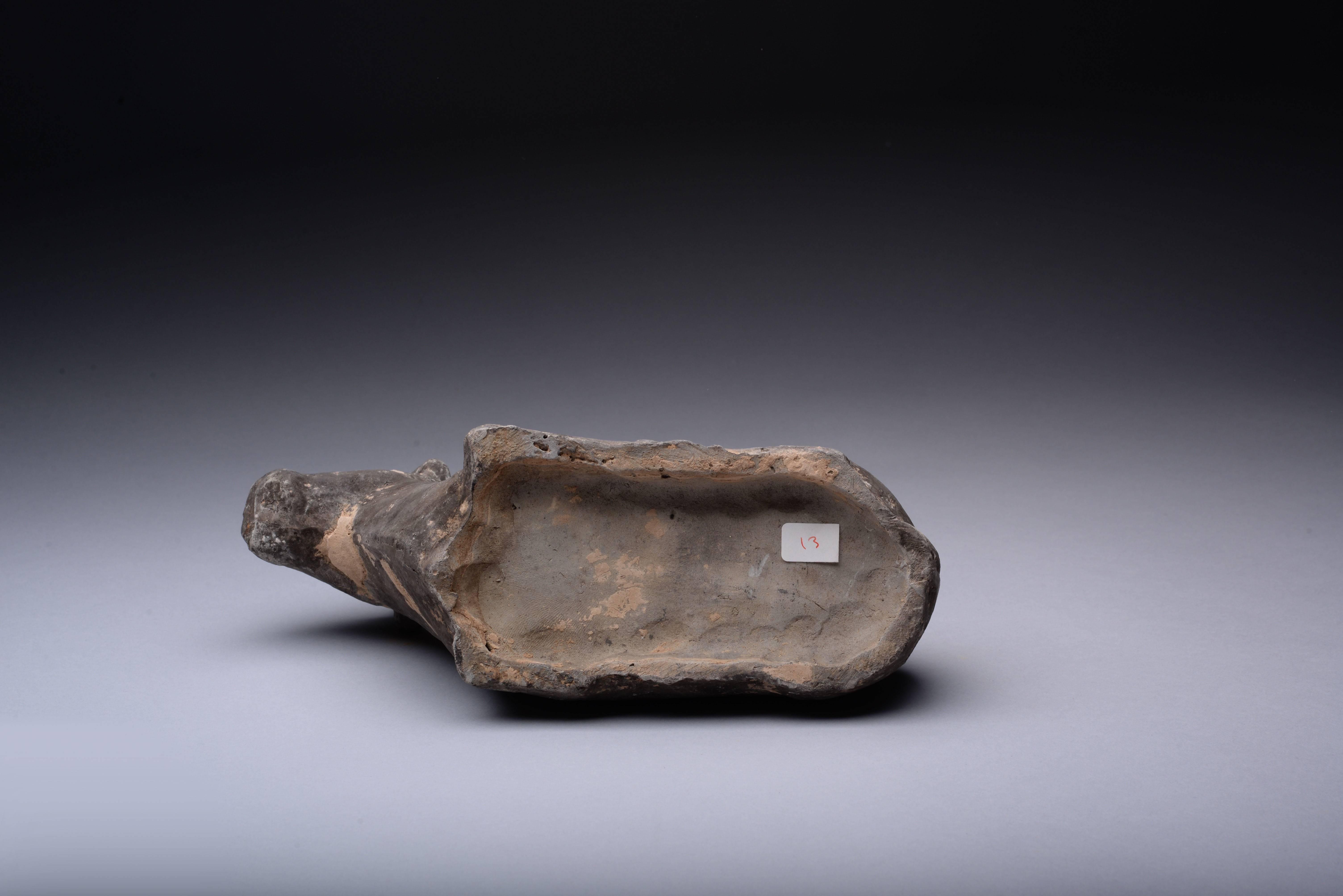 Ancient Chinese Han Dynasty Pottery Bull, 206 BC 2