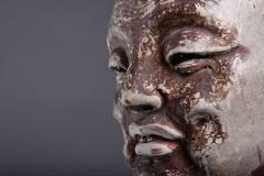 Ancient Chinese Song Dynasty Head of a Lohan Buddha