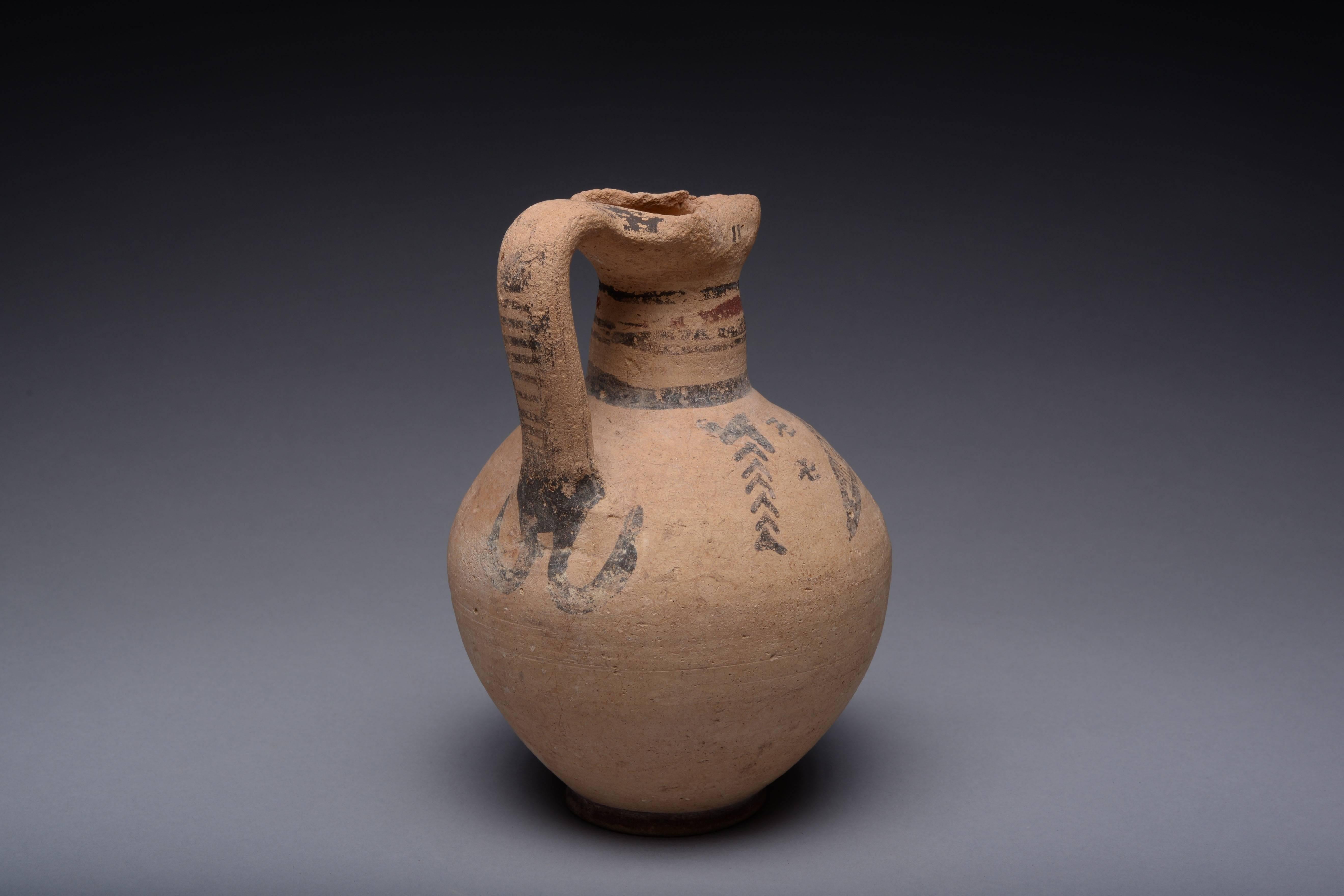 Ancient Greek Cypriot Geometric Bird Amphora, 700 BC In Excellent Condition In London, GB