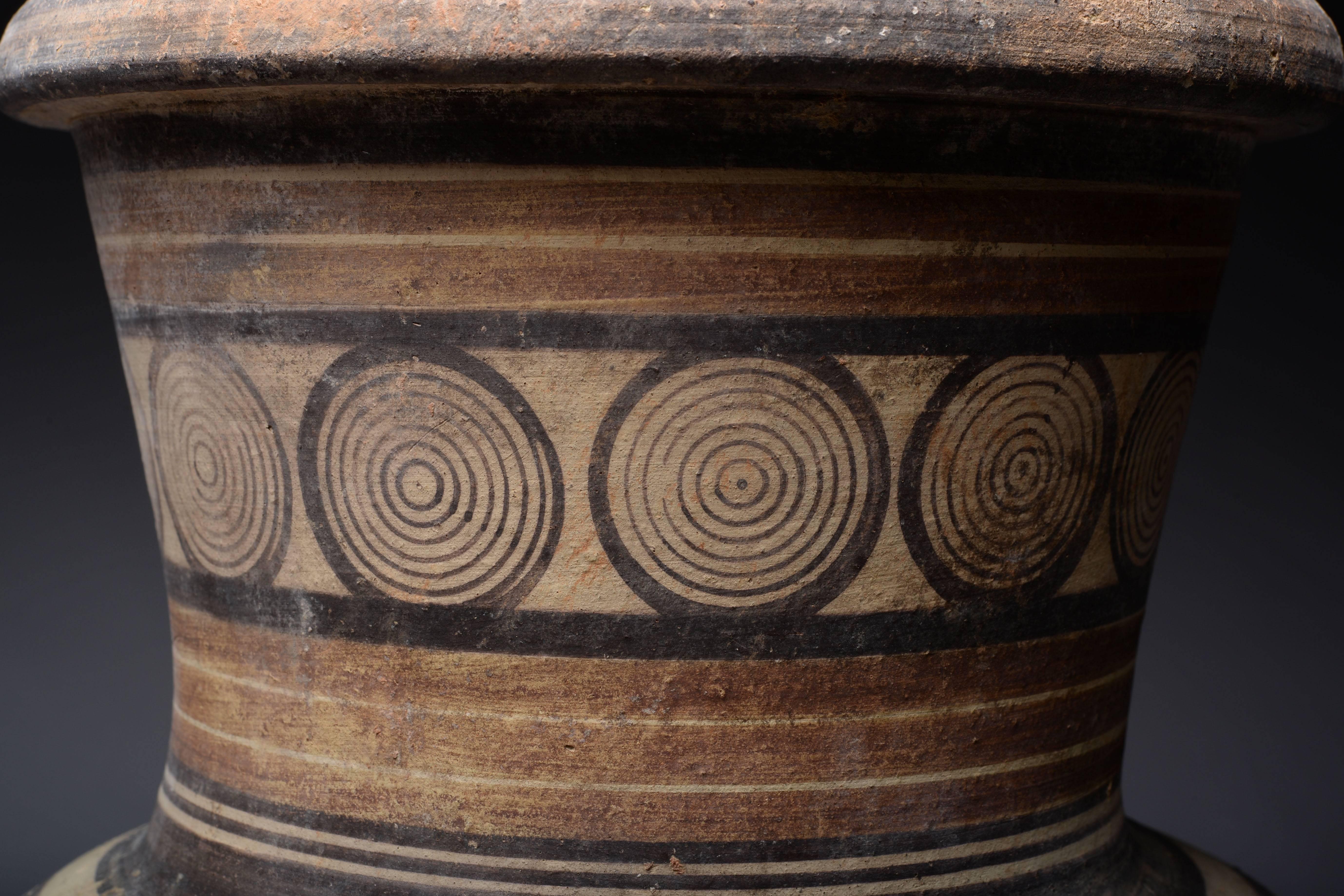 Huge Ancient Cypriot Geometric Period Amphora - 950 BC 1