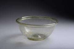 Large Ancient Roman Glass Dish, 350 AD
