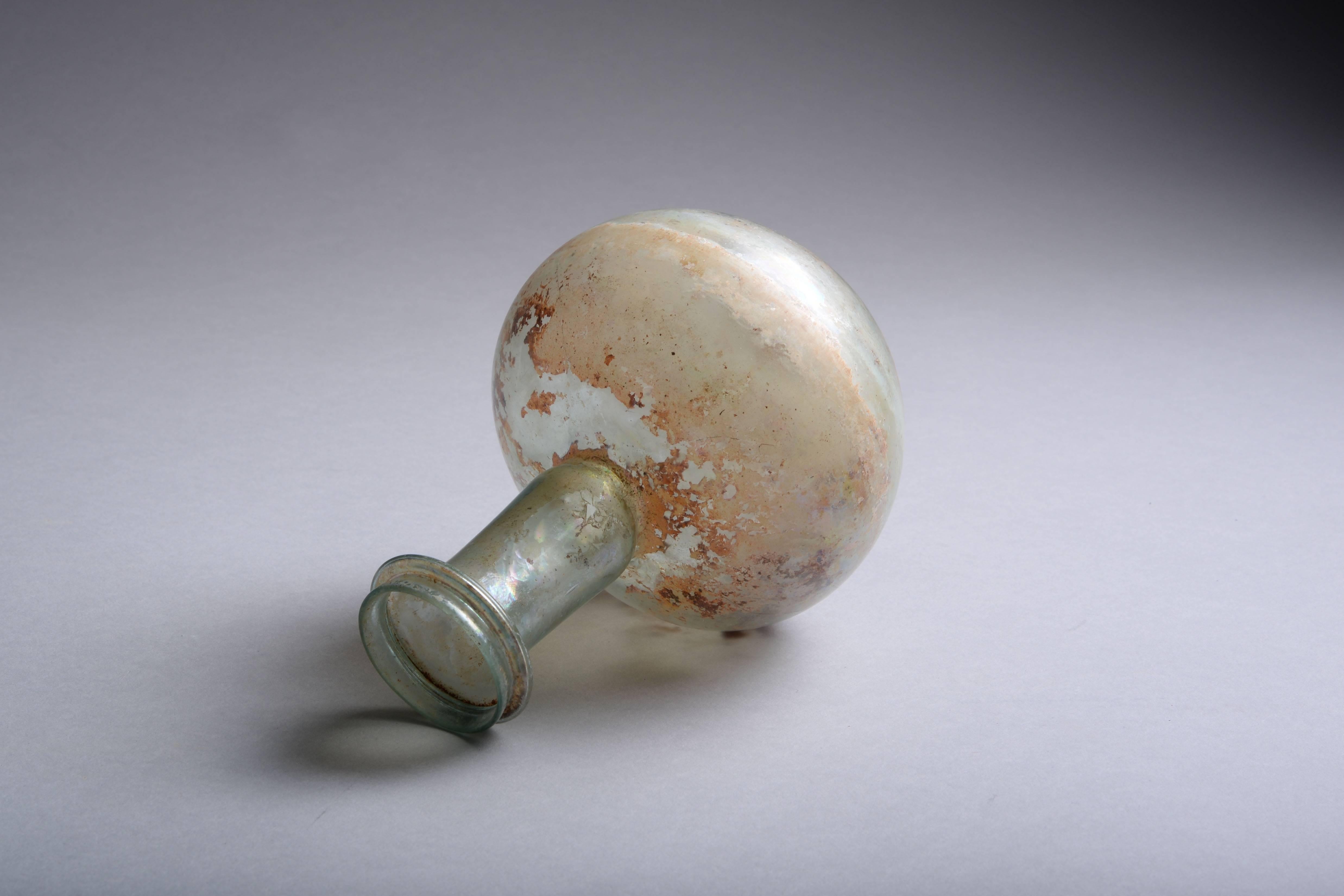 ancient roman glass bottles