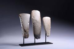 Collection of Prehistoric Neolithic Danish Flint Axes, 1900 BC