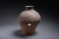 Ancient Chinese Neolithic Yangshao Culture Pottery Amphora, 3000 BC