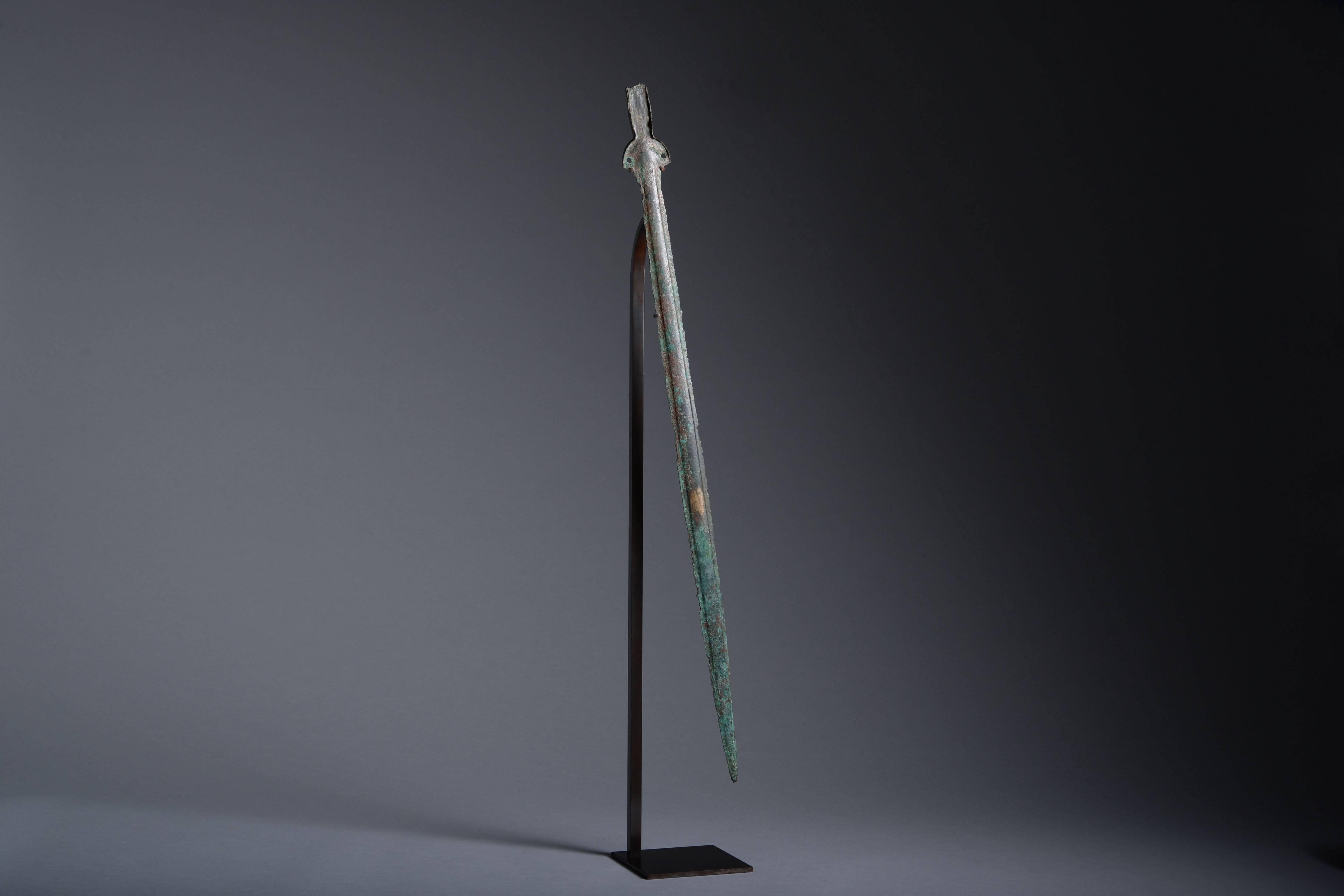 Huge Ancient Bronze Age Sword, 1400 Bc 1