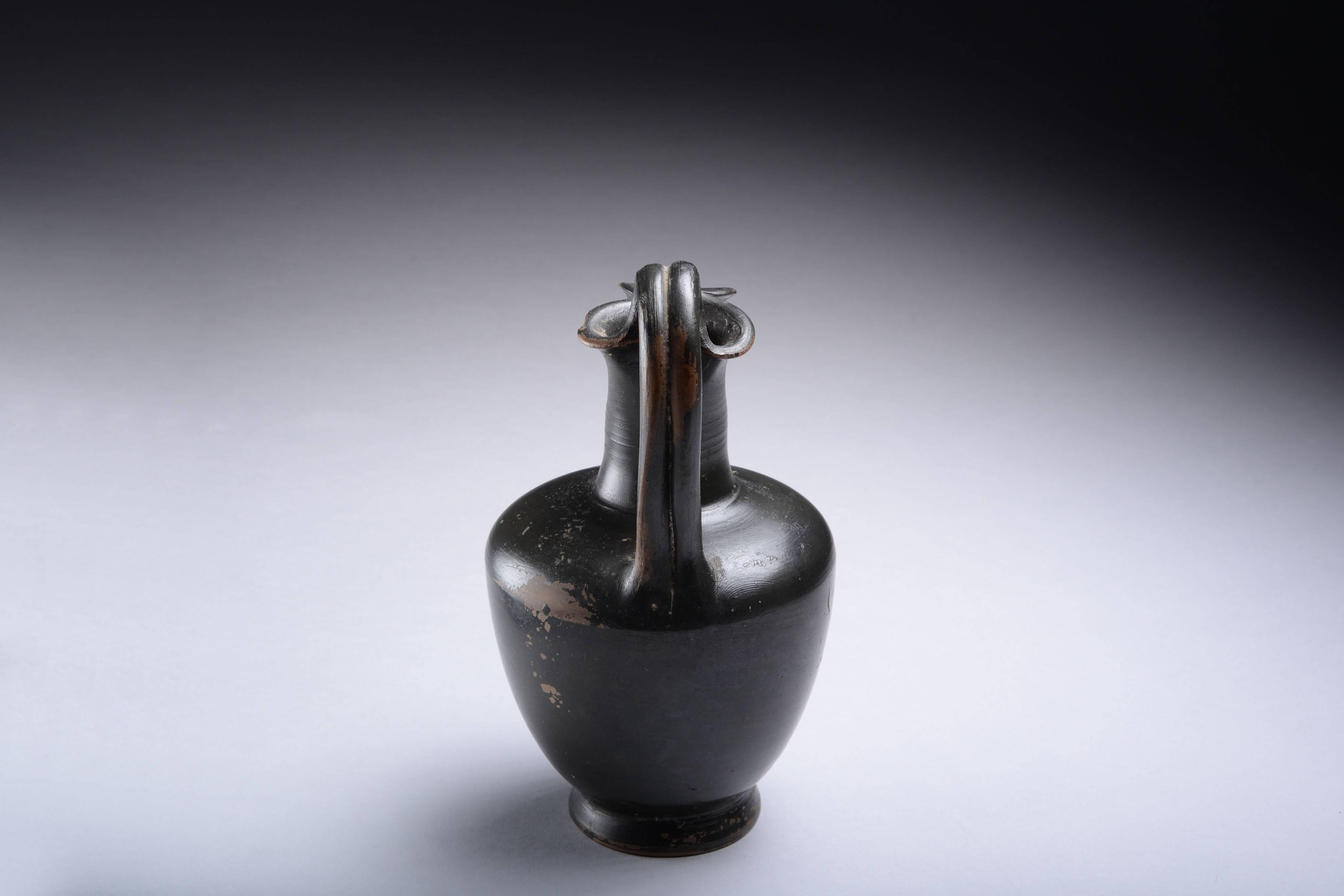 black glaze pottery