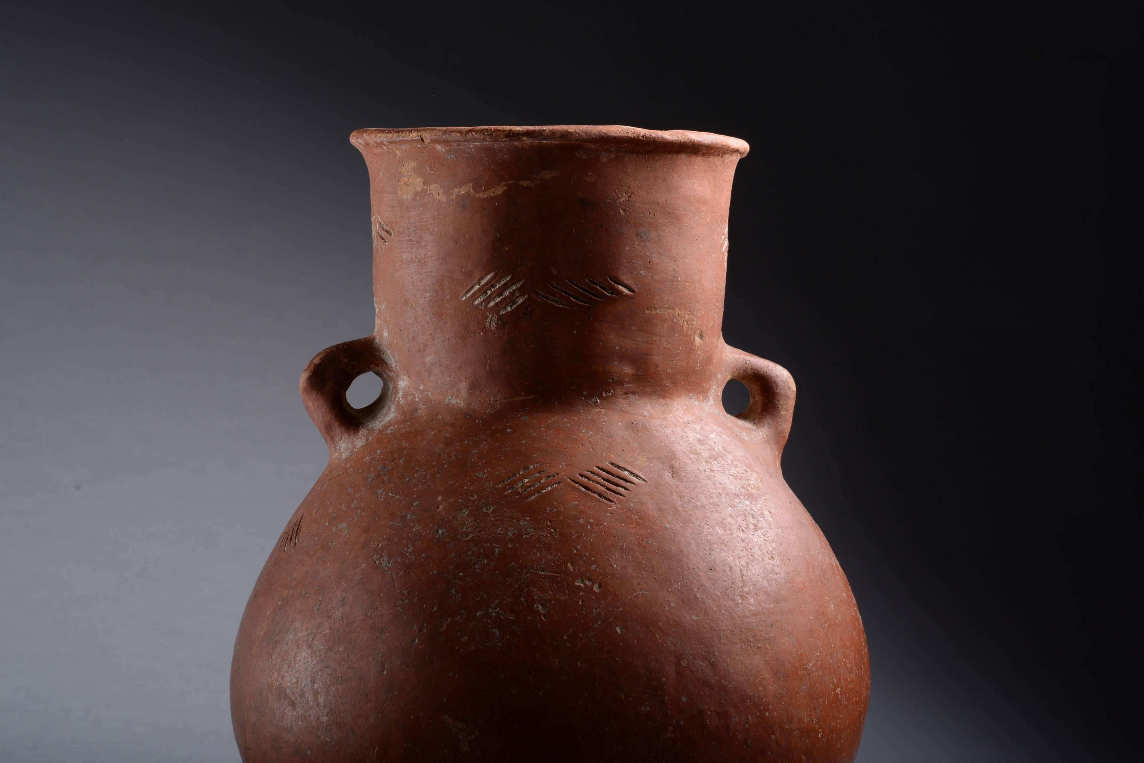 18th Century and Earlier Ancient Cypriot Bronze Age Amphora, 2700 BC