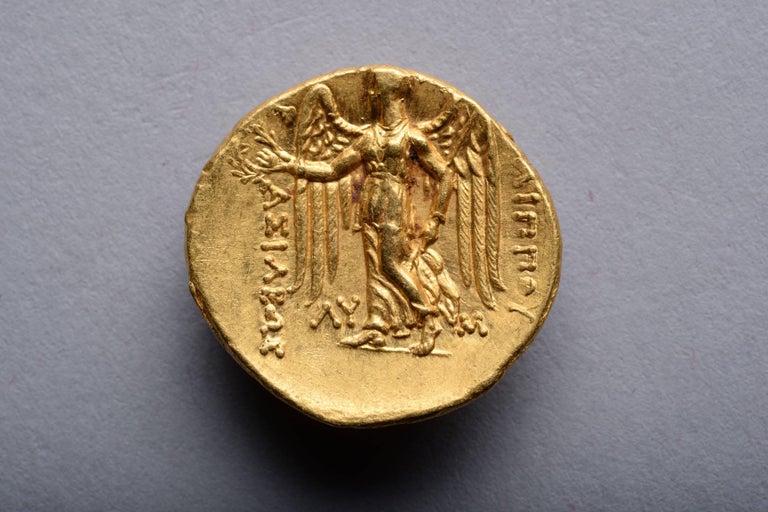 Ancient Gold Alexander the Great Stater Coin, 323 BC at 1stDibs