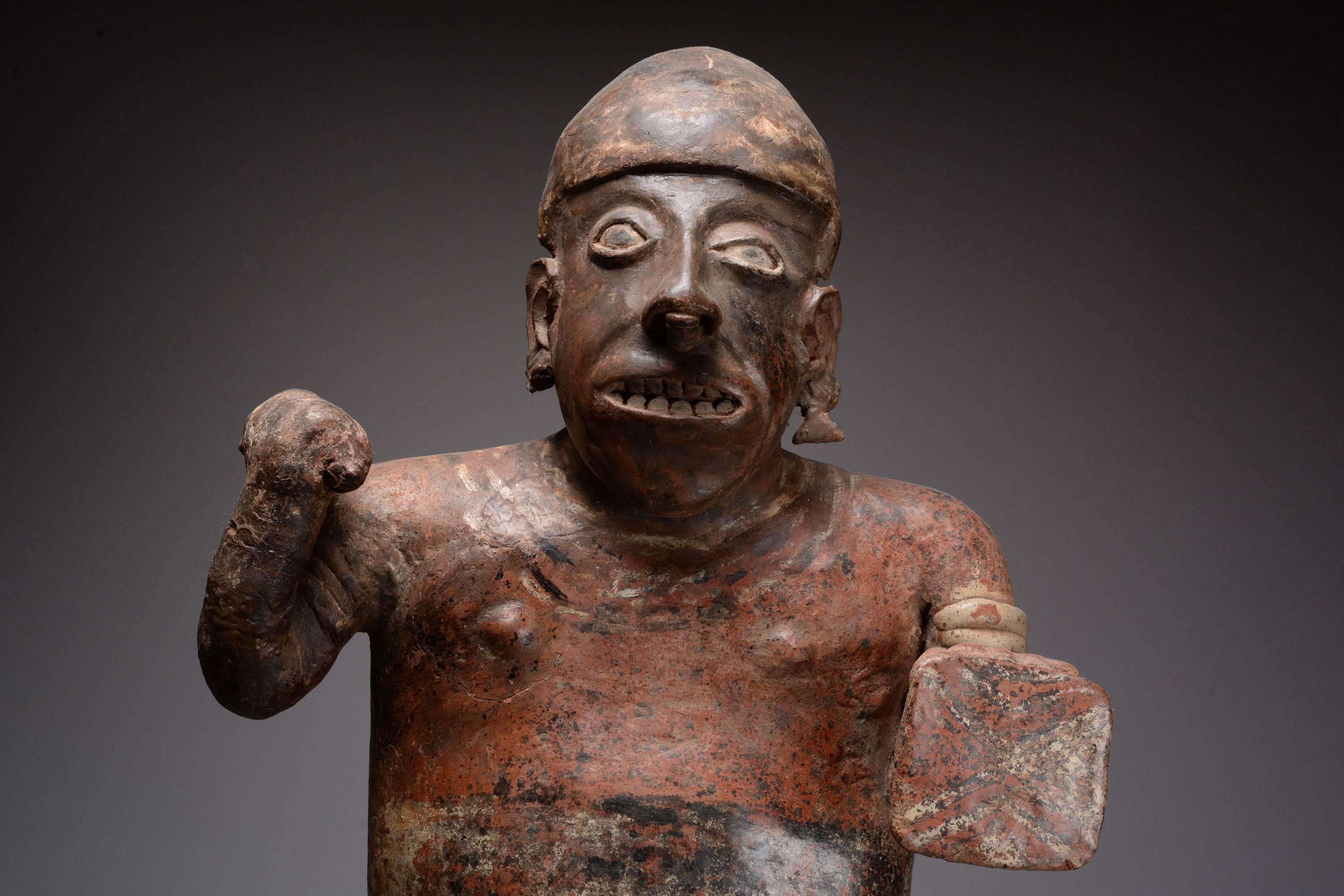 Large Pre-Columbian Nayarit Warrior, 100 BC 1