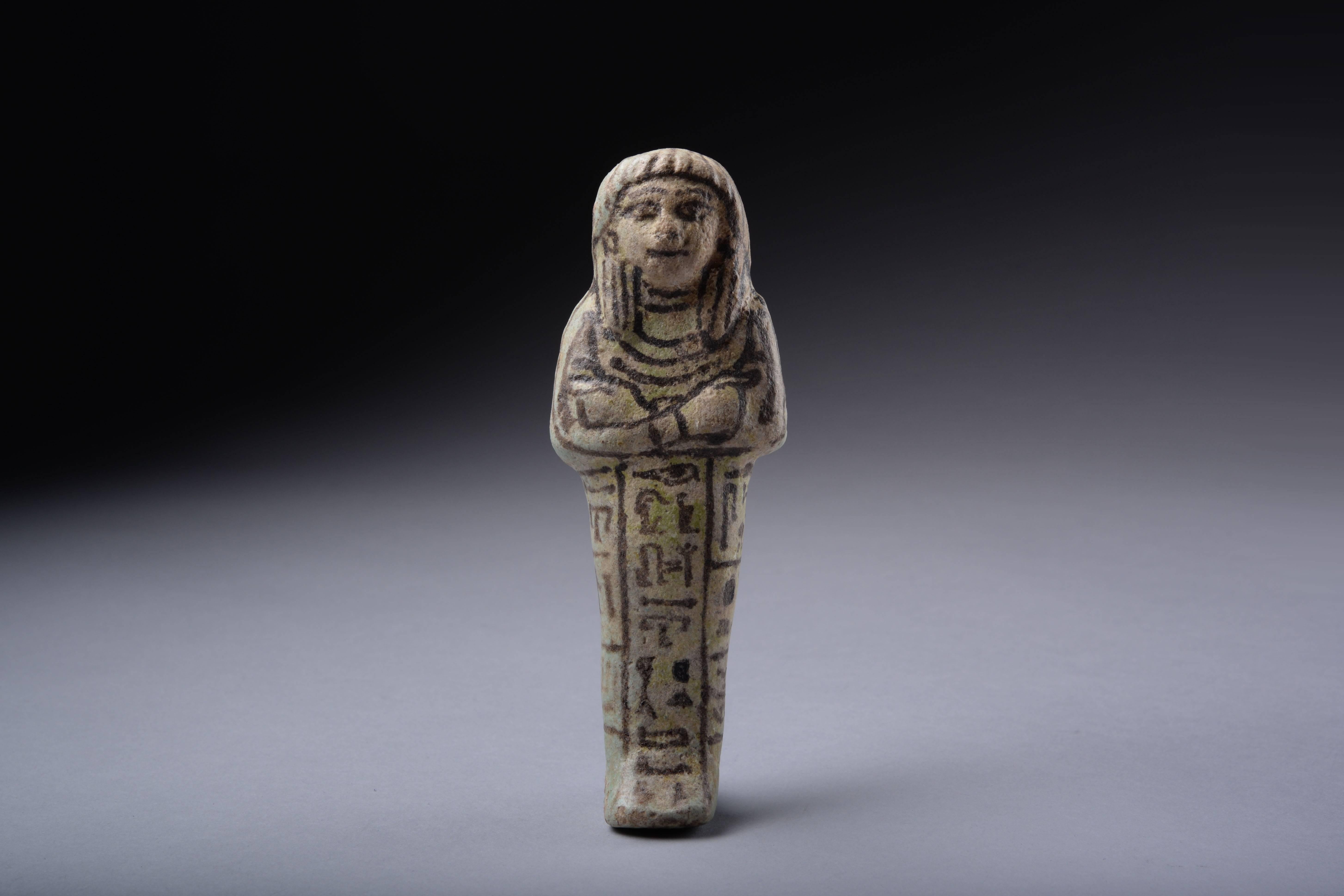 Ancient Egyptian Shabti for May, Scribe of Ptah 1