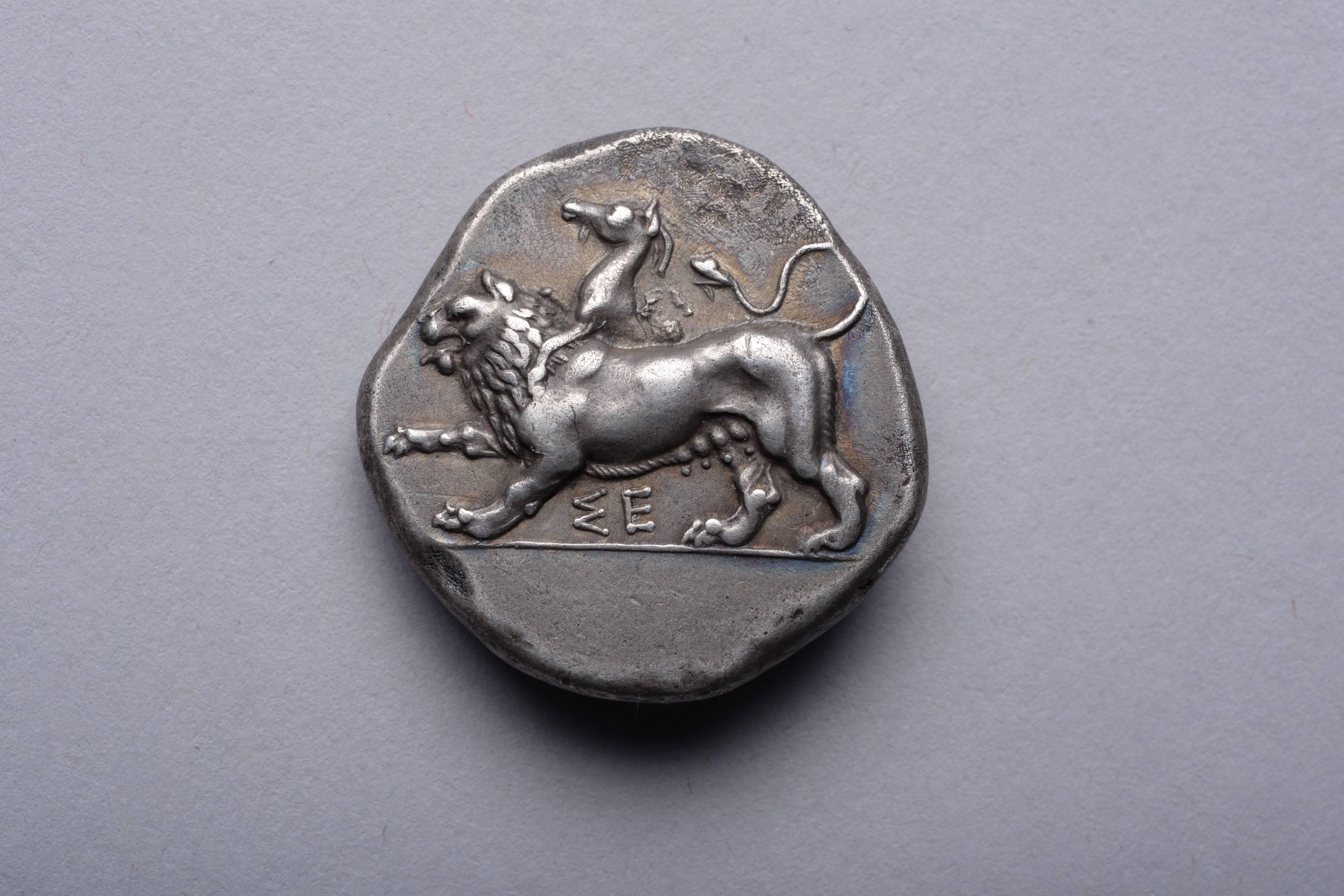 Classical Greek Ancient Greek Silver Stater Coin from Sikyon, 431 BC