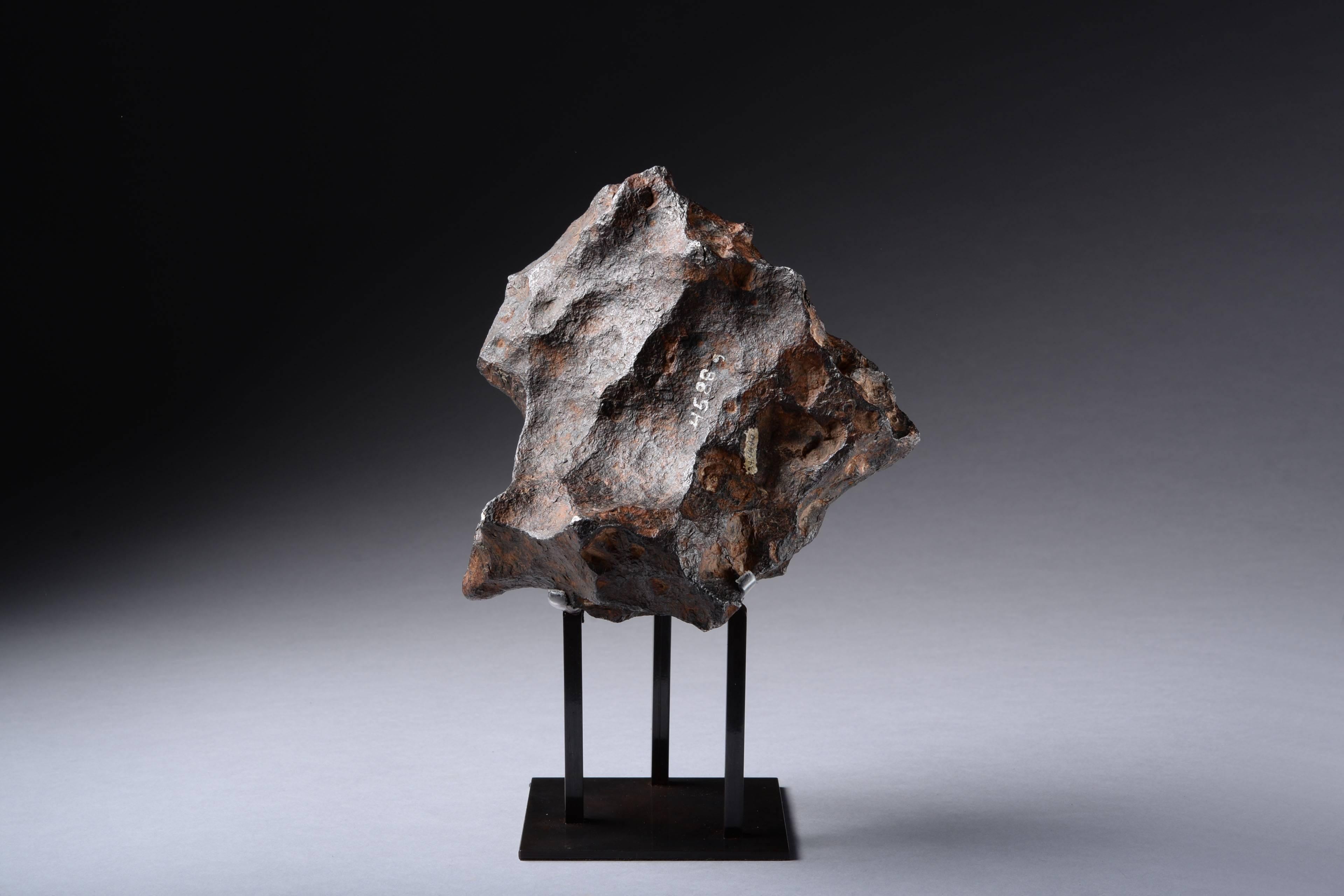Superb Extra-Terrestrial Abstract Sculpture, Iron Meteorite 4
