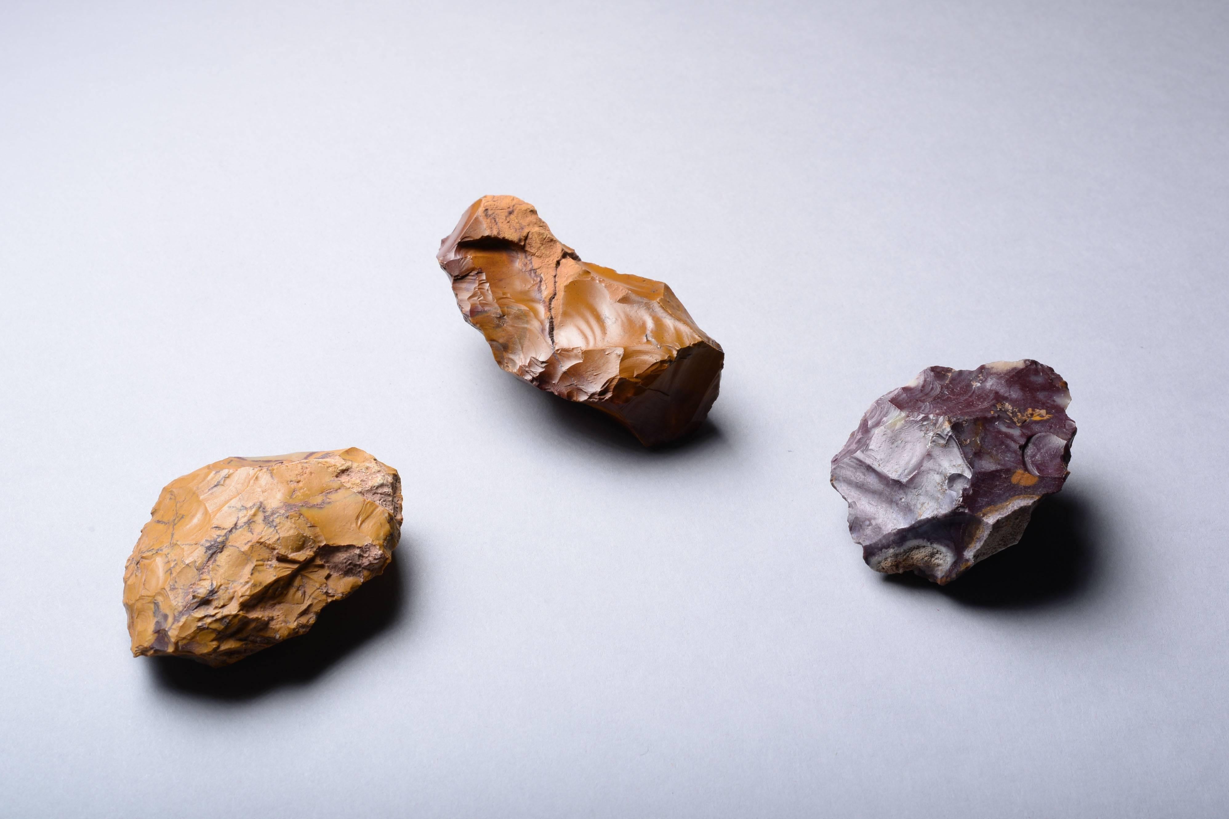 Neanderthal Yellow, Red and Purple Jasper Tools, 80, 000 BC 2