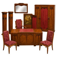 Important and Rare Complete Art Deco Office set with Original Documentation