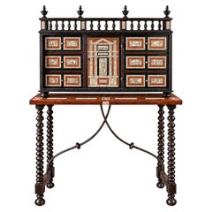 18th Century - Spanish Baroque Cabinet on Stand