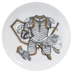 Piero Fornasetti, Dekorativer Teller „Armature“, um 1950, Italien
