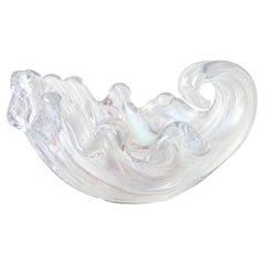 Barovier & Toso, Murano glass shell centrepiece, circa 1935, Italy