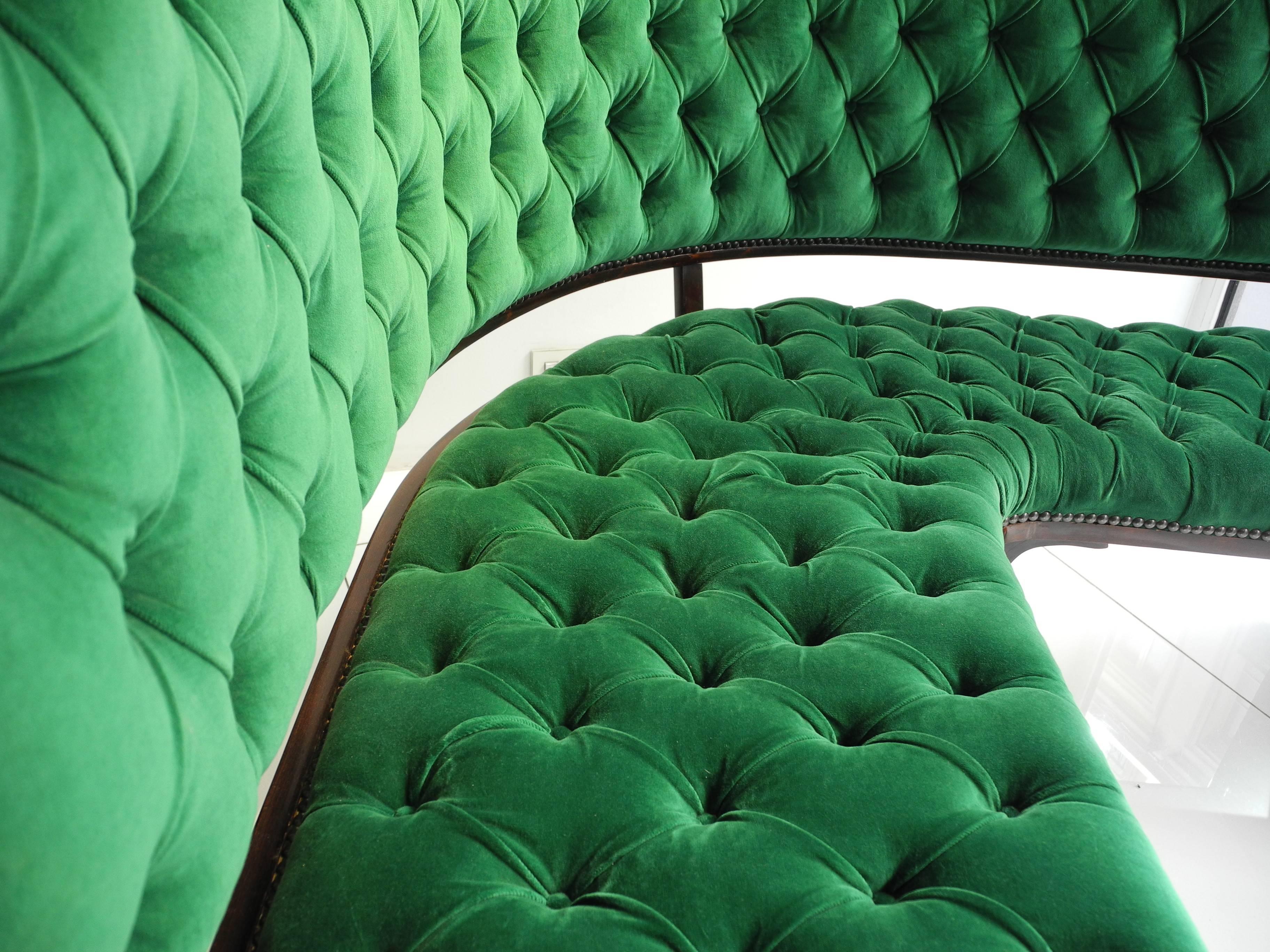 Koloman Moser Corner Sofa In Excellent Condition For Sale In Paris, FR