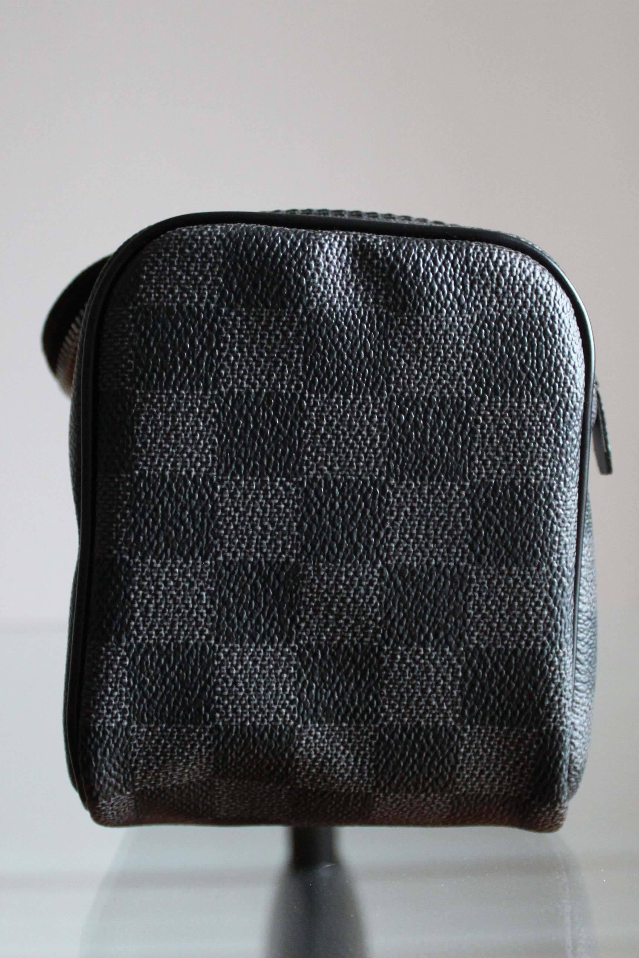 Toiletry Pouch by Louis Vuitton in Damier Graphite 1