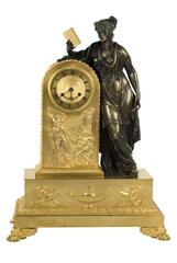 French Empire Clock of Clio