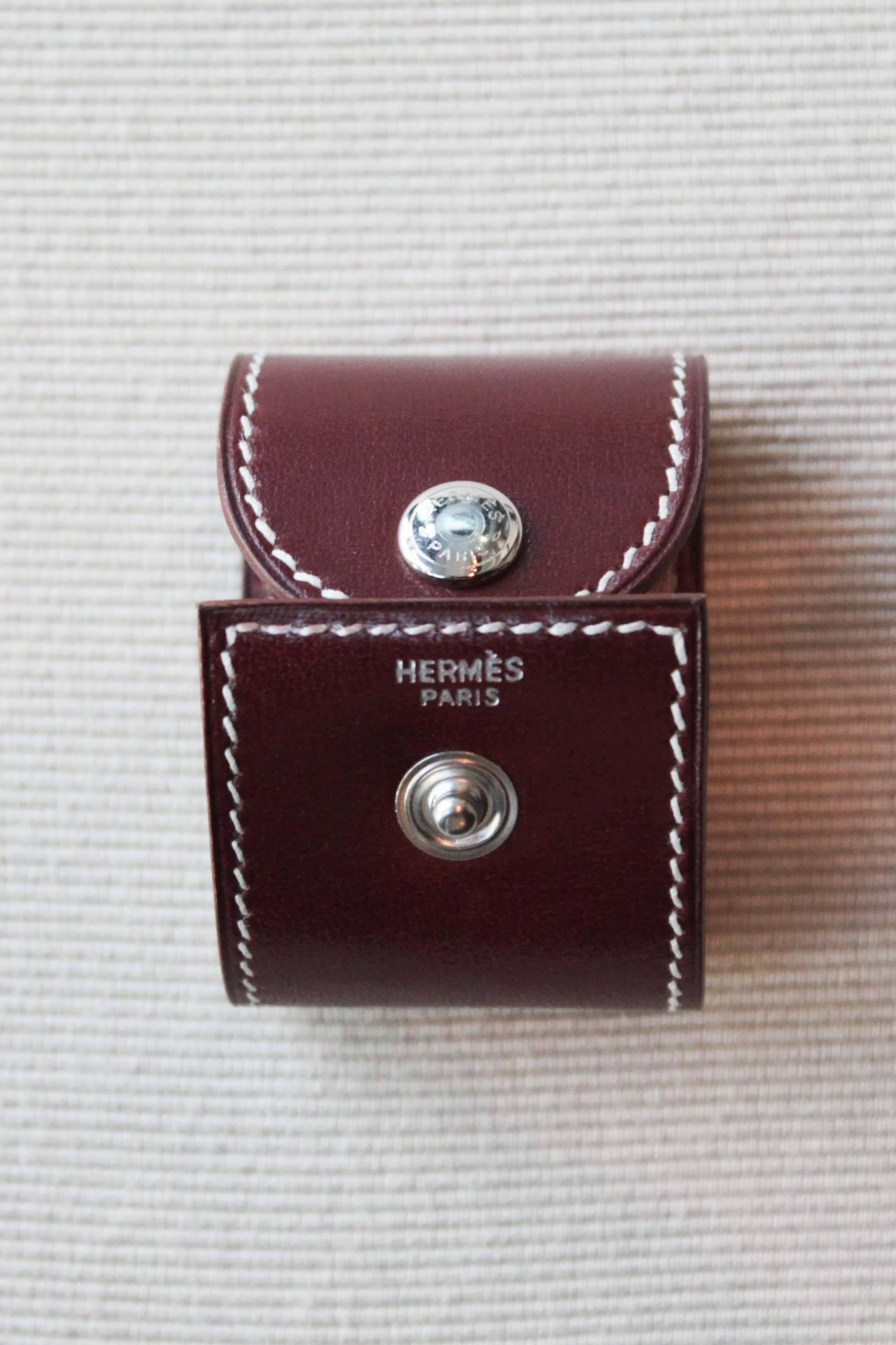 Hermès Miniature Magnifying Glass with Leather Case In Good Condition In Vancouver, BC