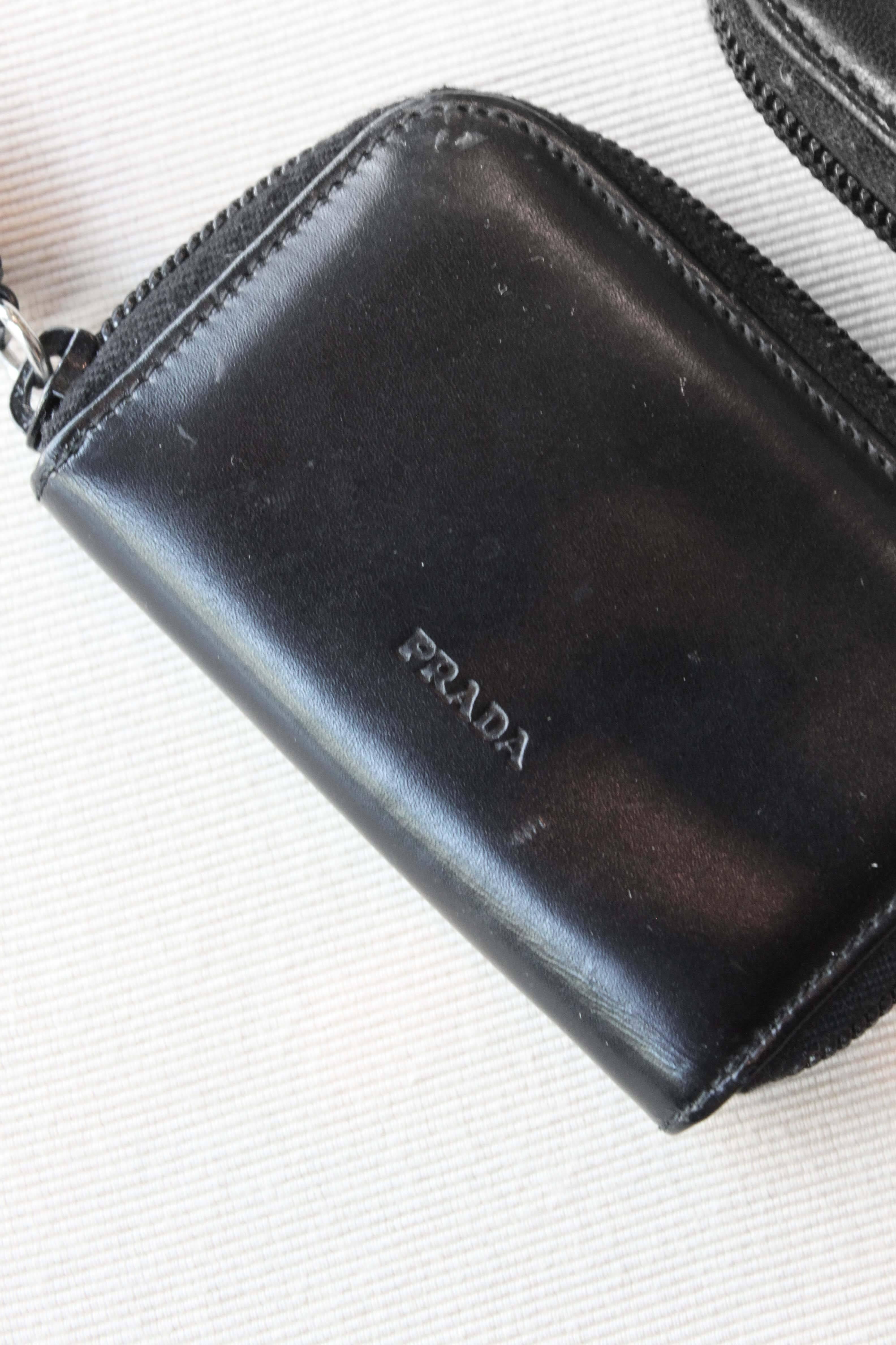 Late 20th Century Prada Zip Wallet and Key Case