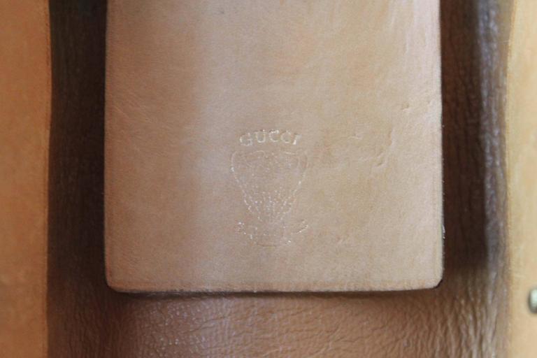 Vintage Gucci Logo Wallet and Key Case For Sale at 1stdibs
