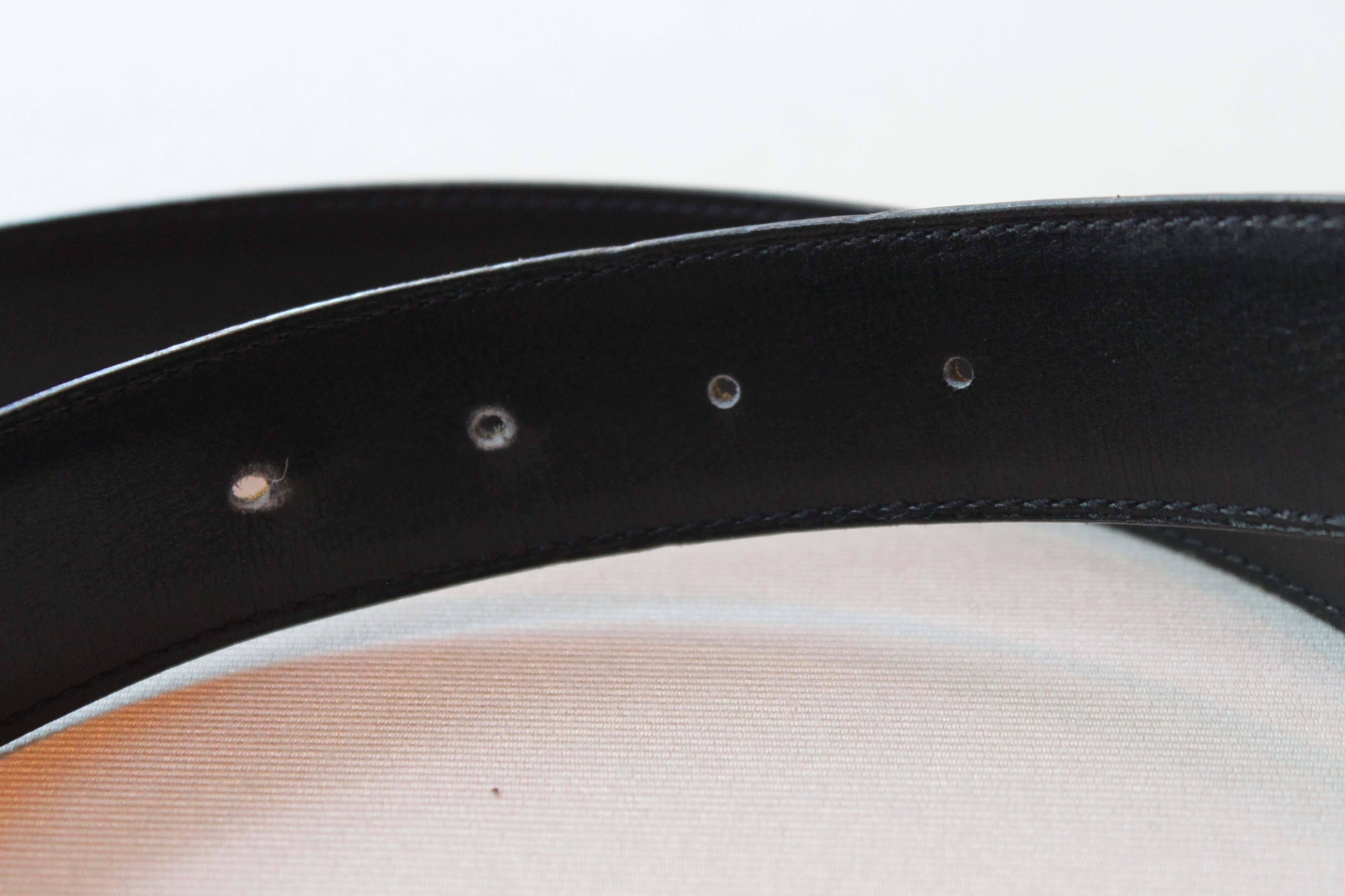 Hermès Reversible Brown/Black Leather Belt 2