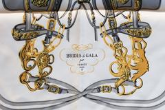 Hermès "Brides de Gala" Scarf, Blue
