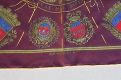 Hermès "Les Arms De Paris" Pocket Square, Red