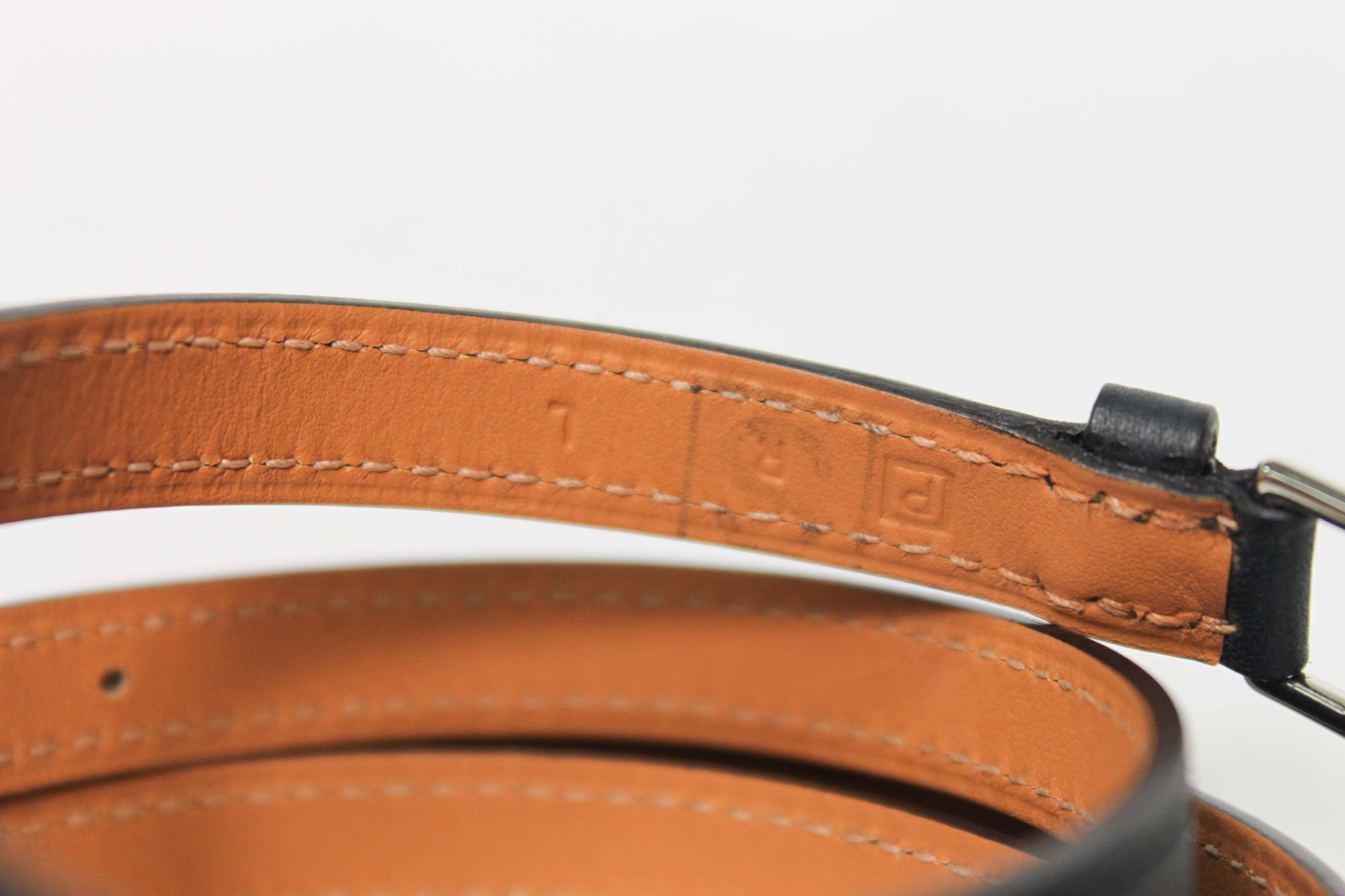 Contemporary Hermès Layered Leather Wrap Bracelet For Sale