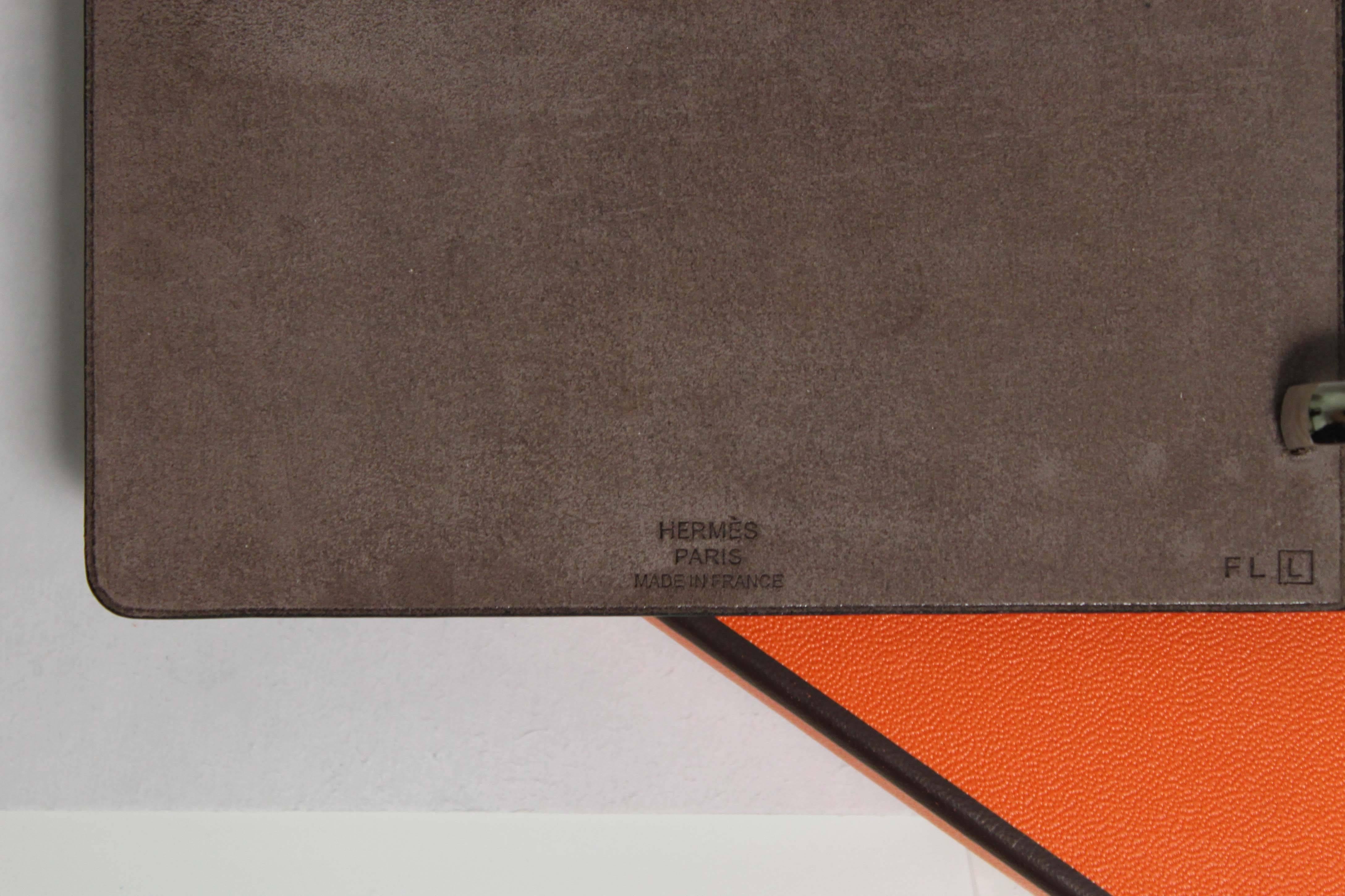 Hermès Leather Note Pad For Sale 1