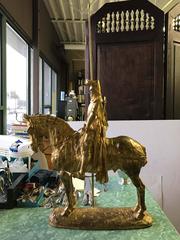 Gilt Bronze Statue of Louis d'Orleans by Emmanuel Fremiet