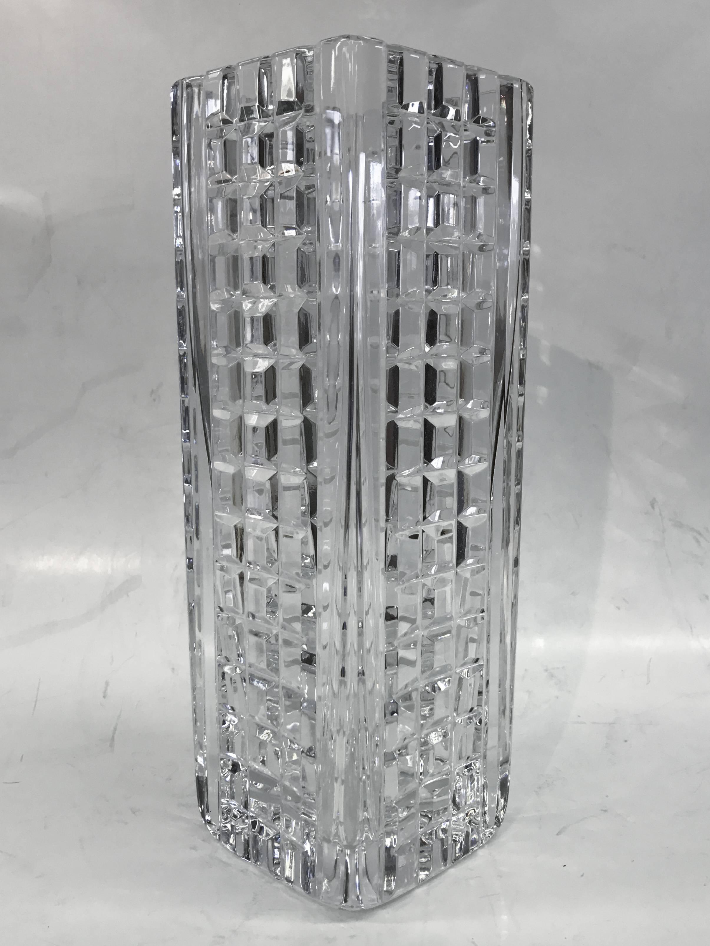Modern Waterford Crystal Vase For Sale