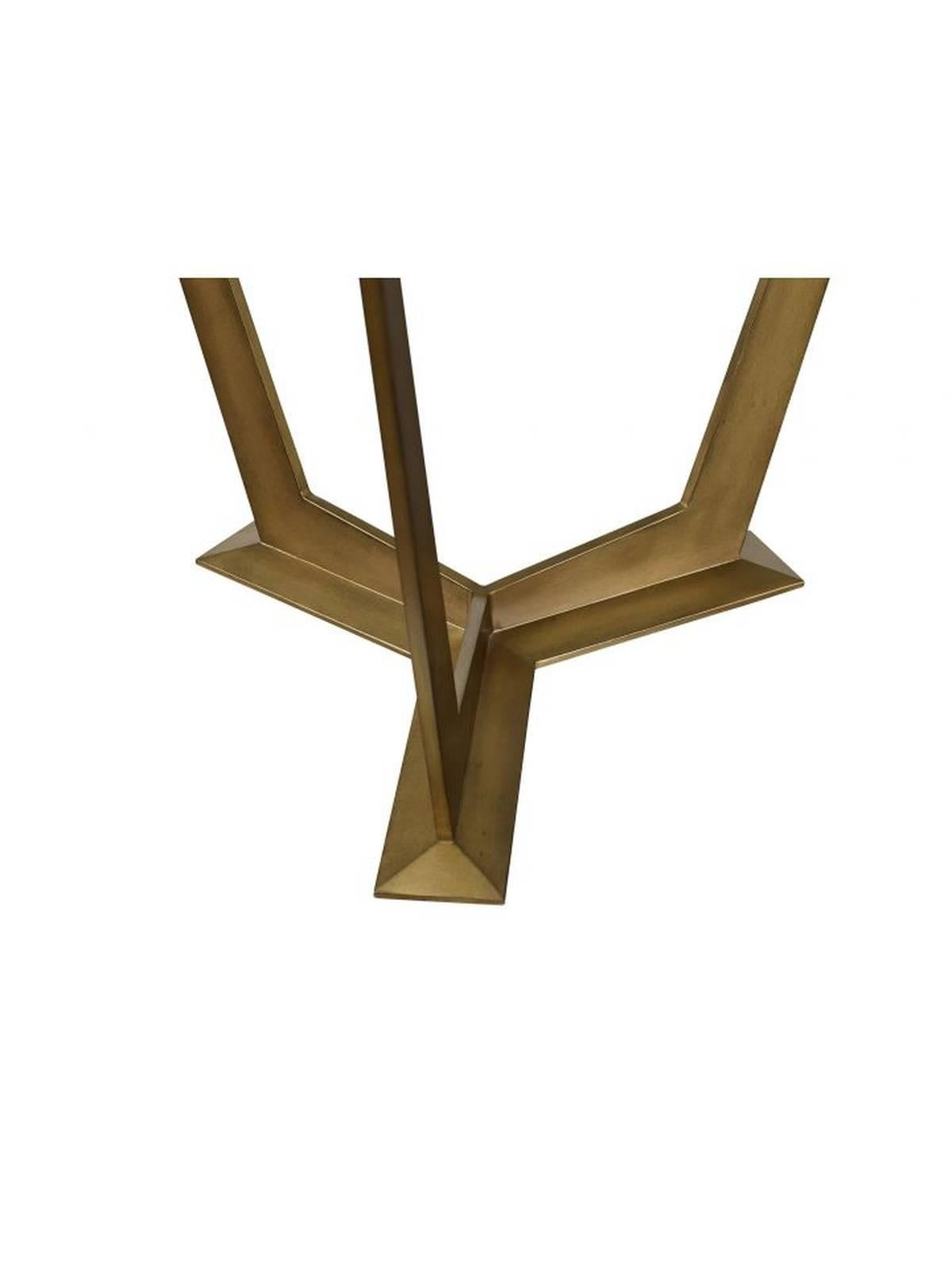 Modern Bronzed Dining Table For Sale
