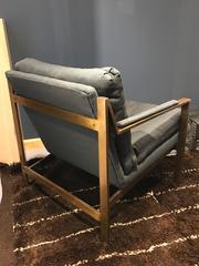 Bronzed Cube Chair by Cy Mann