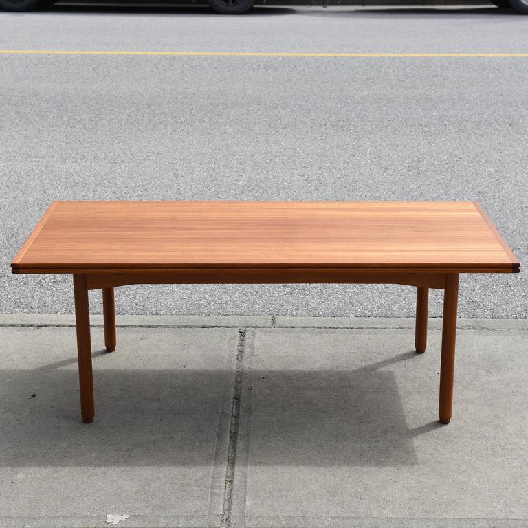 Teak Coffee Or Dining Table By P S Heggen At 1stdibs A Convertible Dining Or Coffee Table By P S Heggen Of Nordfjordeid Norway Dual Purpose