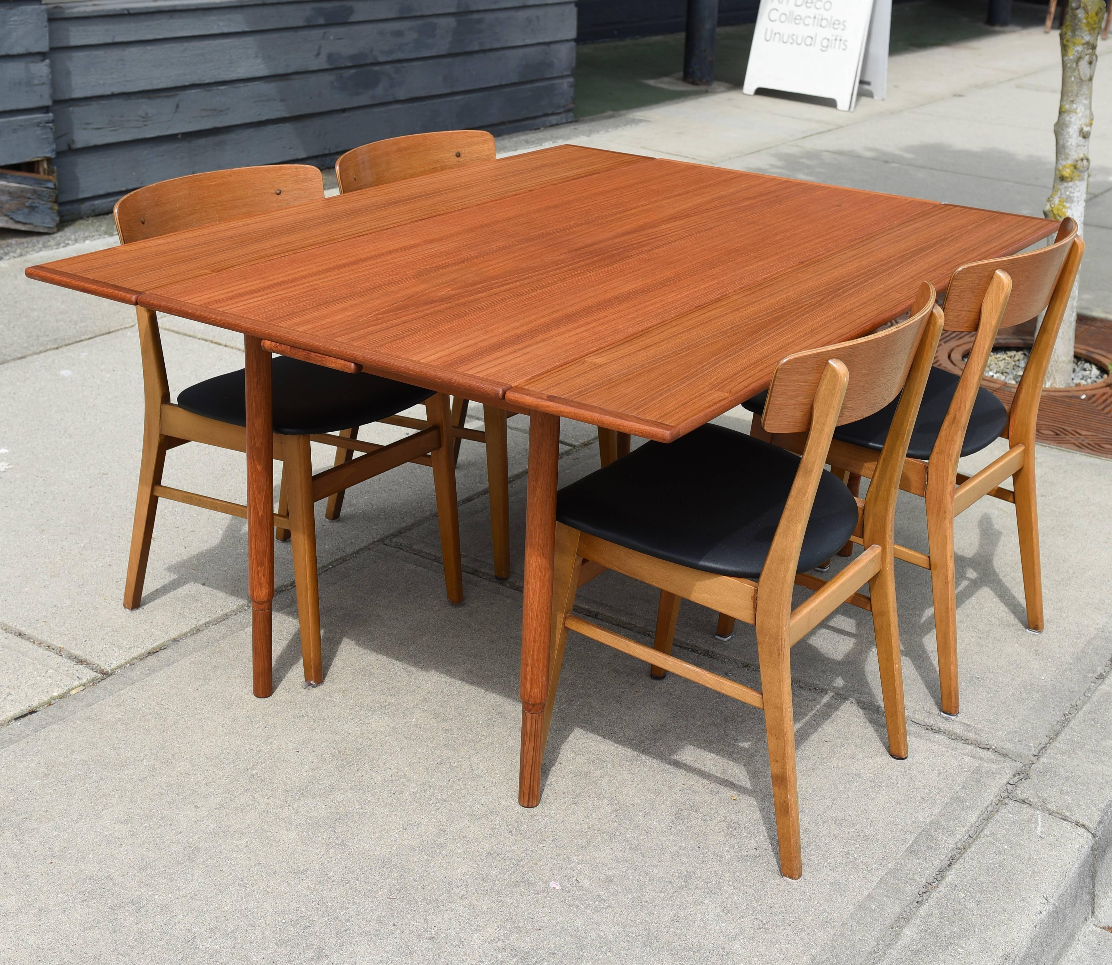 Teak Coffee or Dining Table by P.S. Heggen 4