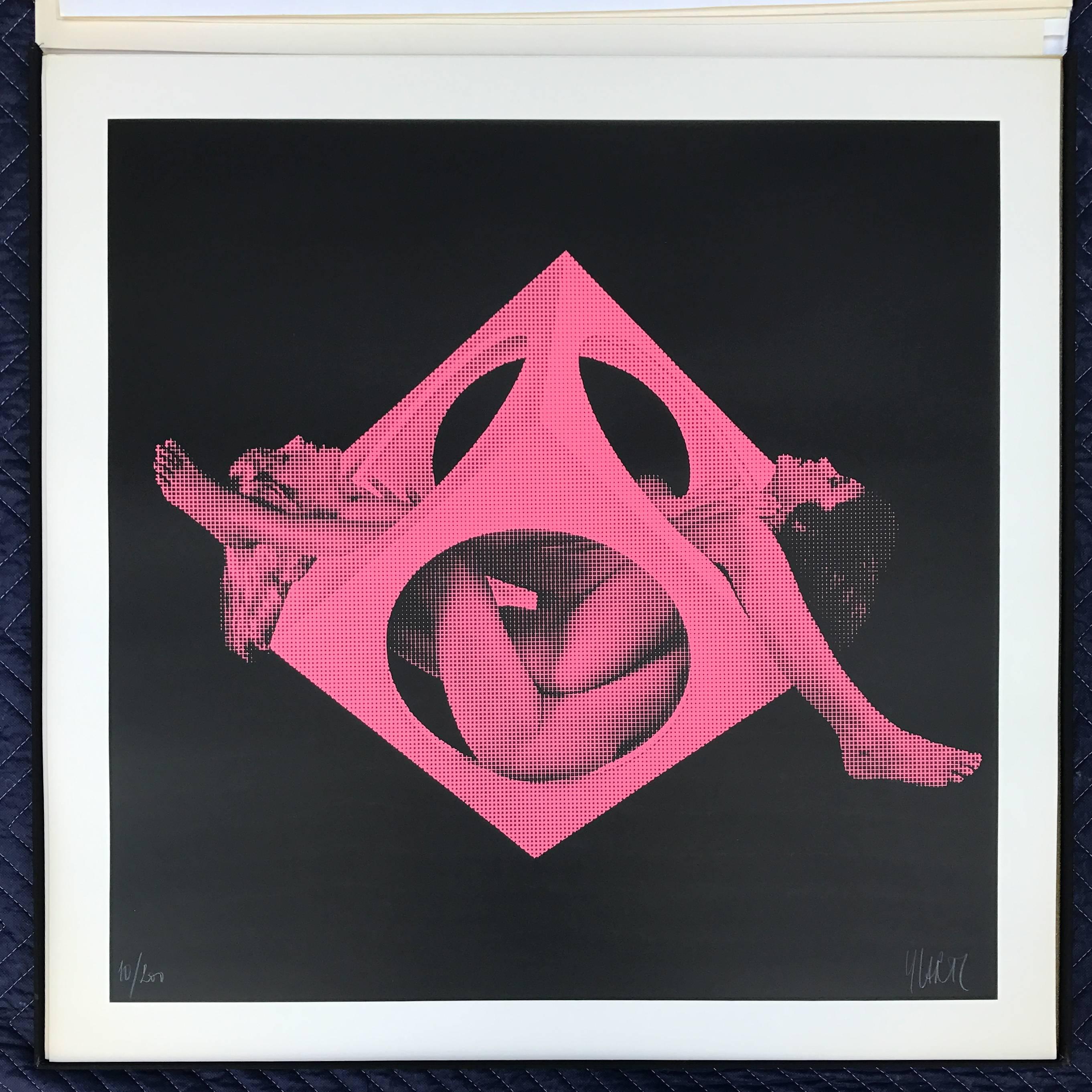 Modern Double-Six Serigraphs by Yvaral For Sale