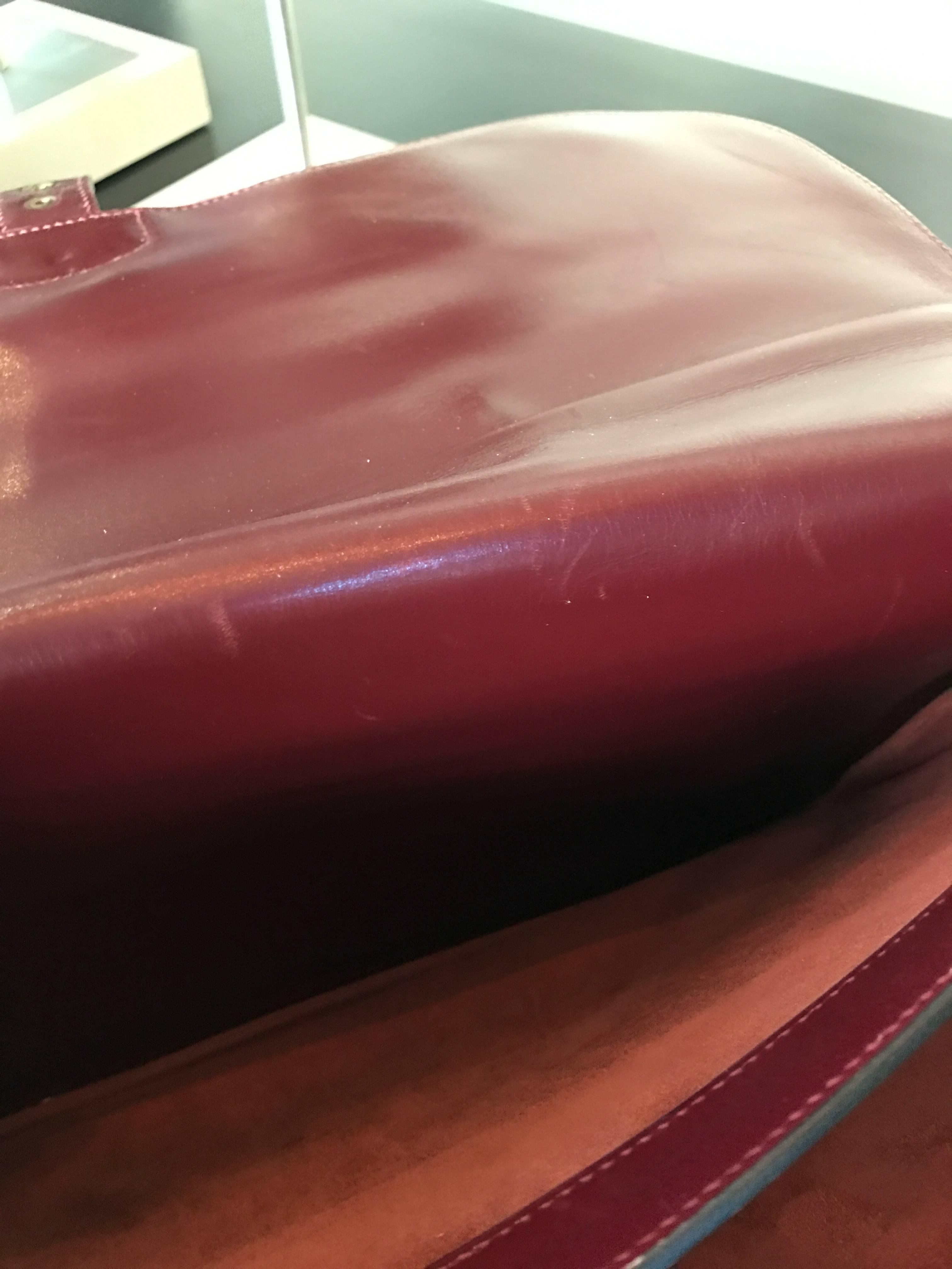 Hermès Sac à Dépêches Leather Briefcase For Sale 3