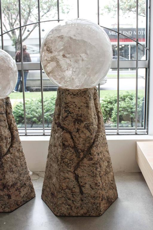 Monumental Quartz Crystal Sphere For Sale at 1stDibs