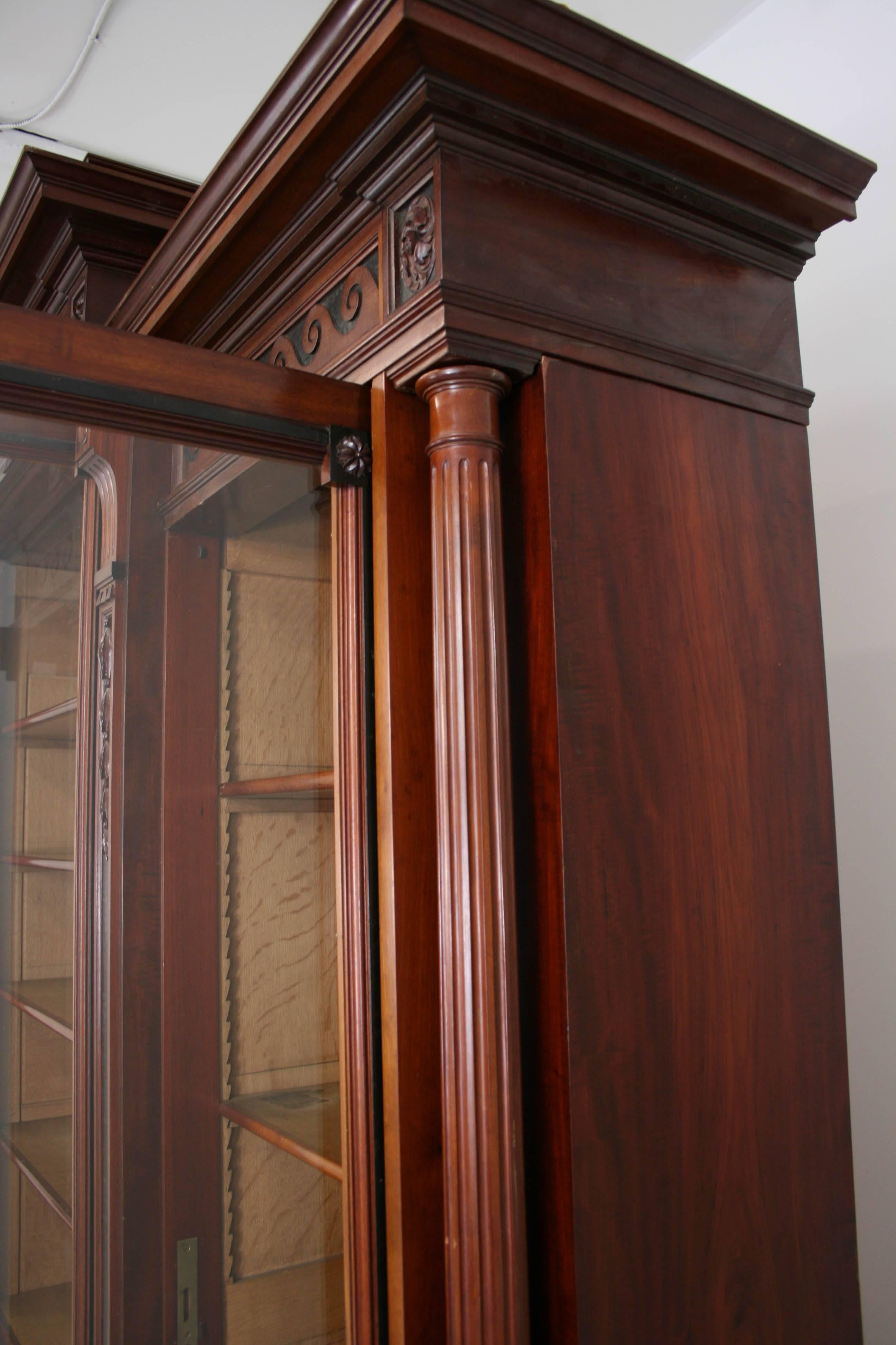 Victorian Mahogany Bookcase 1