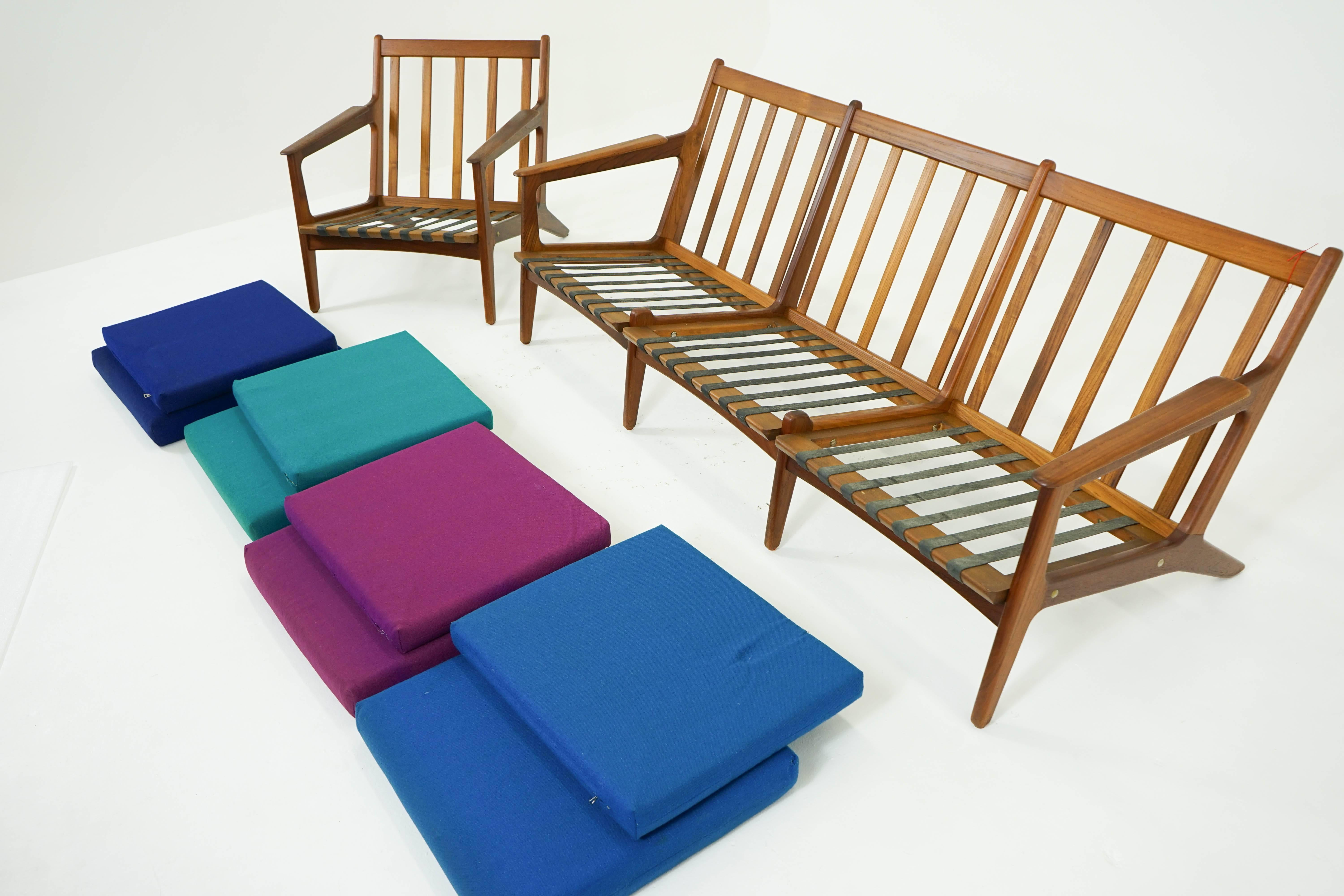 Teak Sofa and Chair by Arne Hovmand-Olsen 1