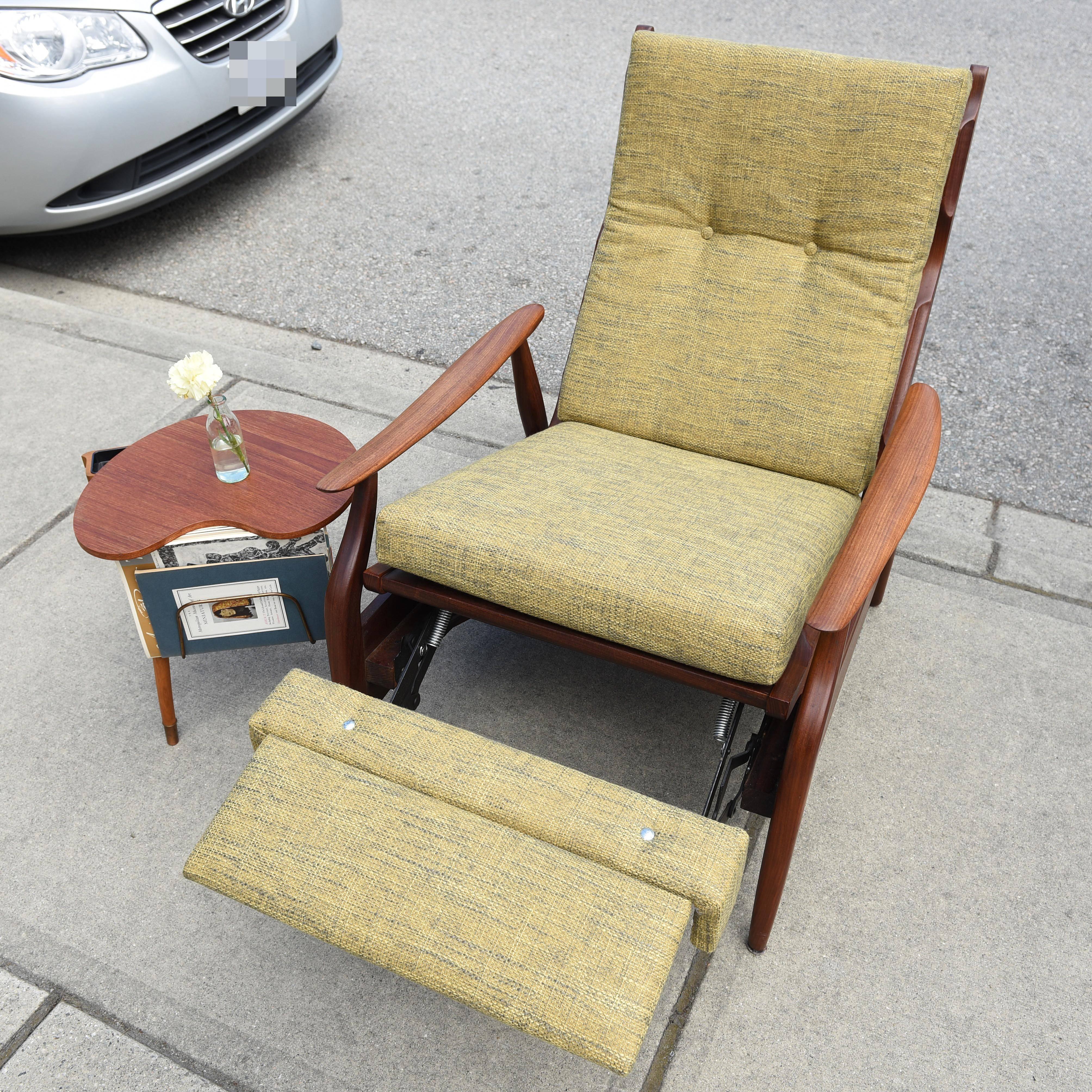 Afrormosia Recliner by R.S. Associates Ltd. Canada 3