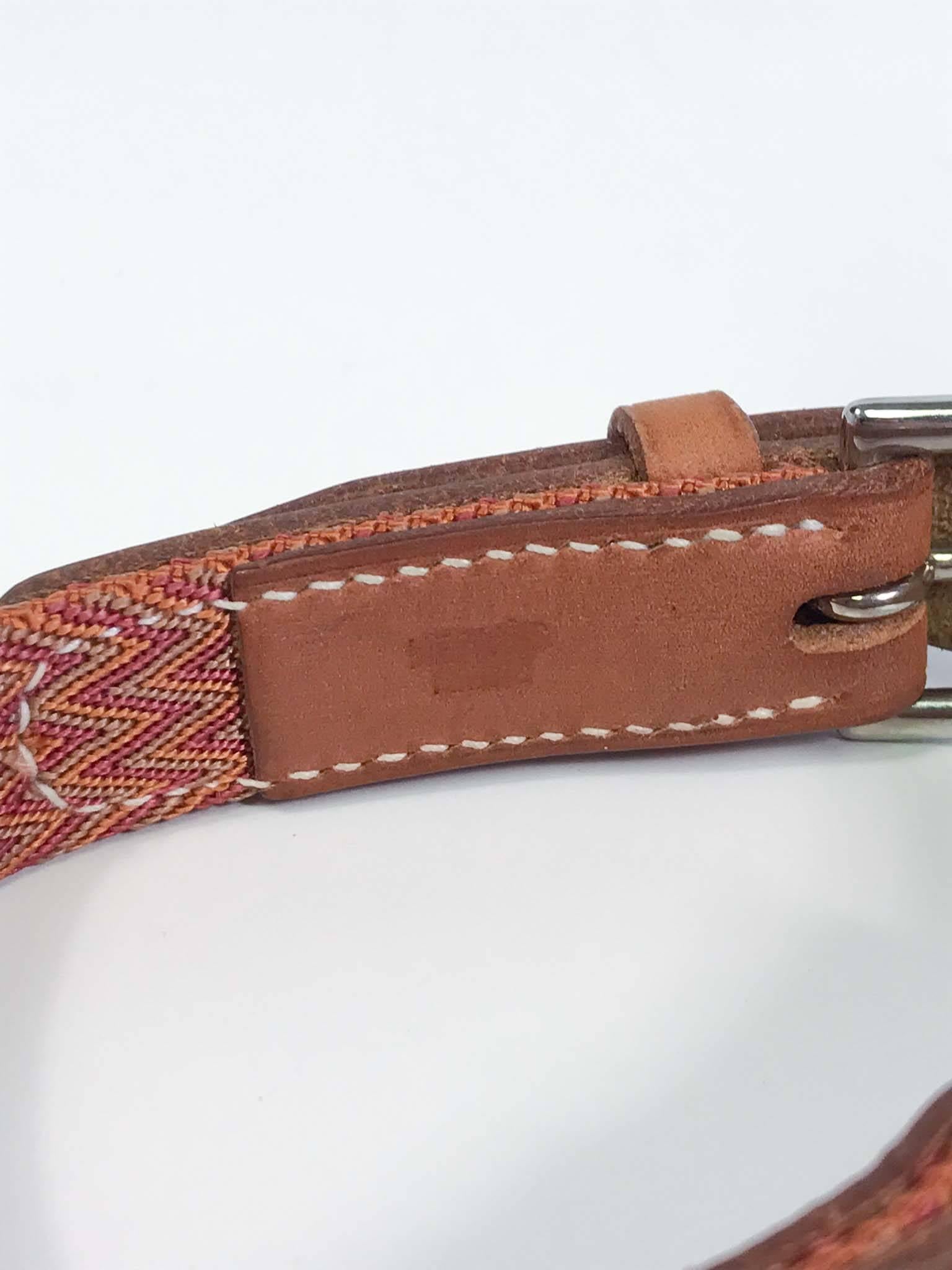 Hermès Leather Dog Collar In Good Condition In Vancouver, BC