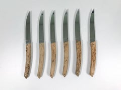 Set of Six Knives by Jean Beauvoir for Le Thiers