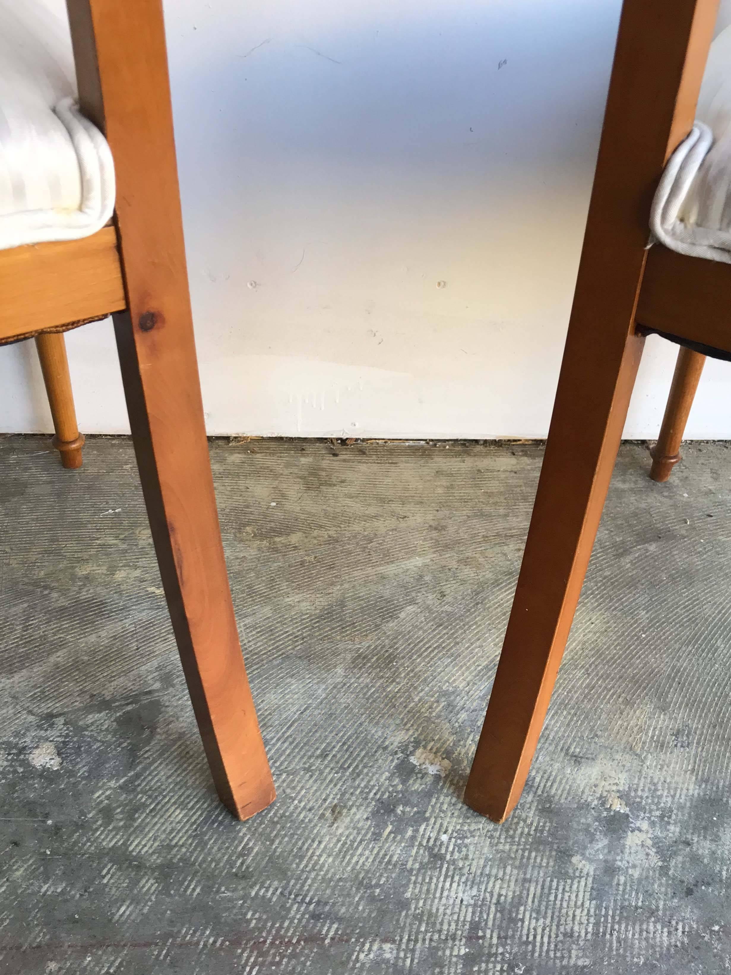 Pair of Biedermeier-Style Armchairs For Sale 4