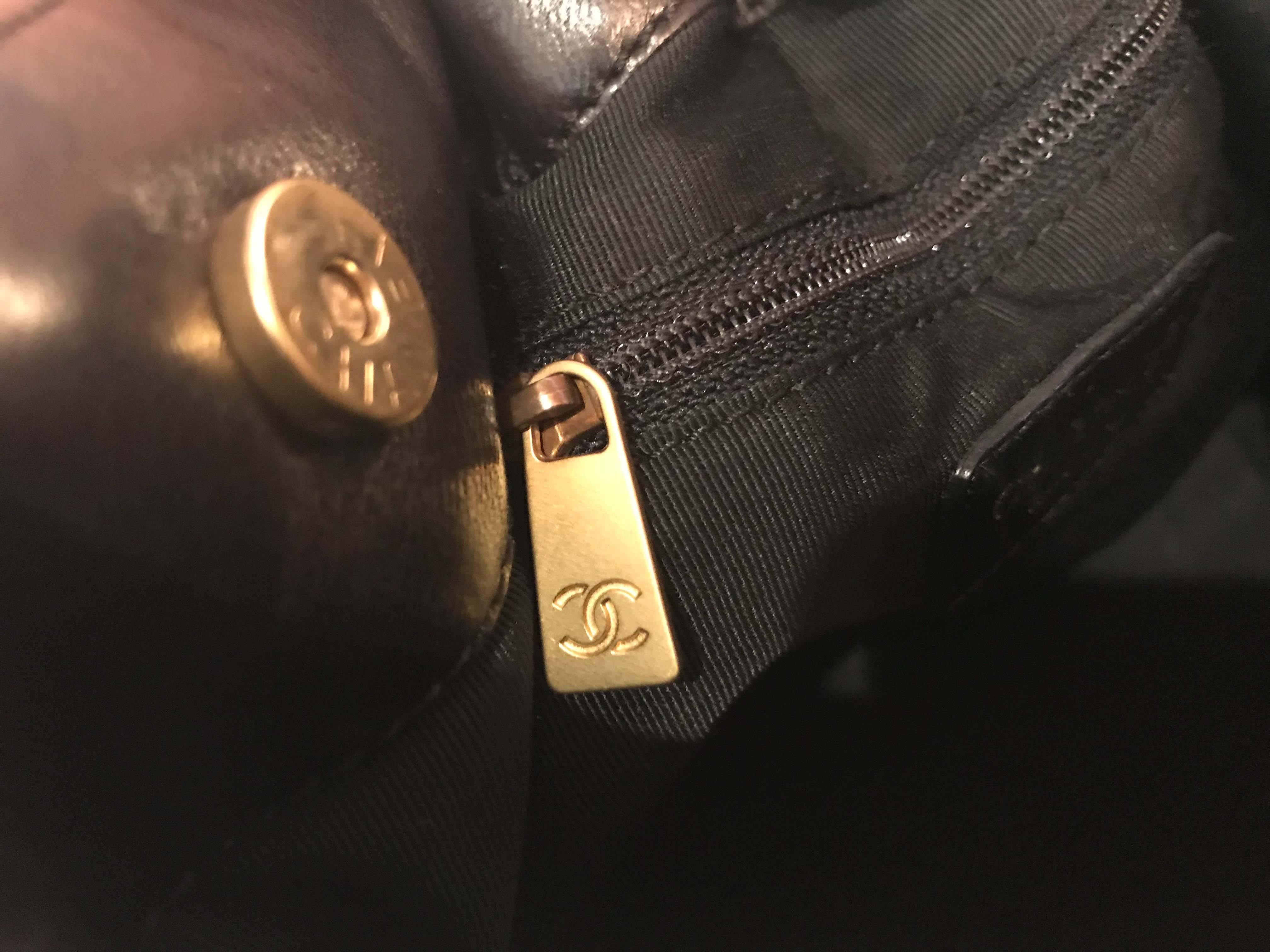 Chanel Quilted Leather Handle Bag 1