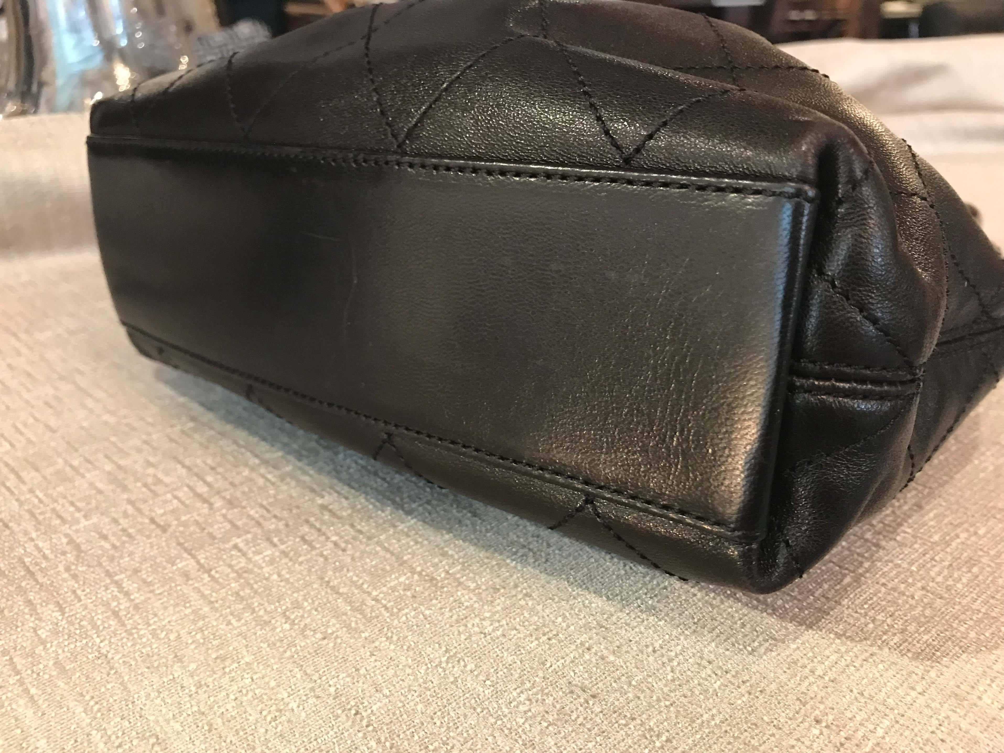 Chanel Quilted Leather Handle Bag 2