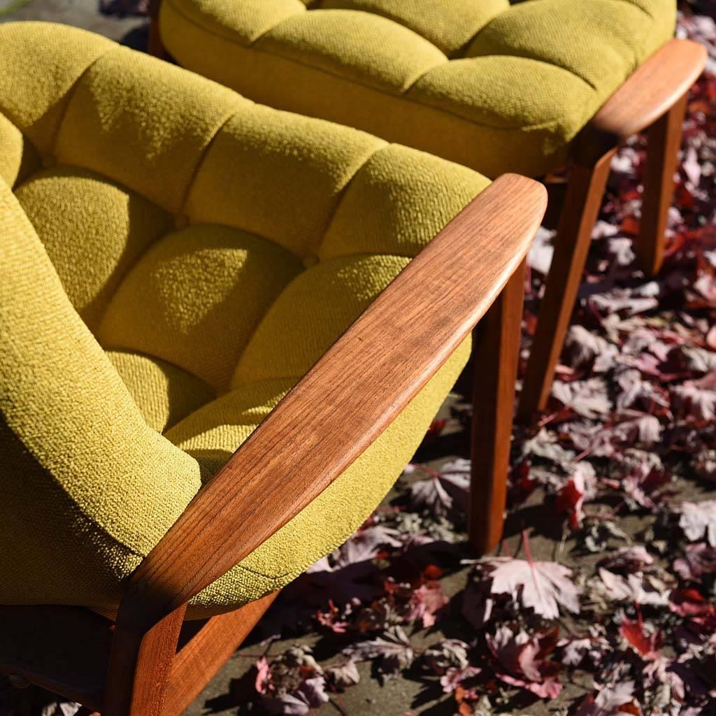 Lounge Chair with Ottoman by R. Huber & Co. In Good Condition In Vancouver, BC